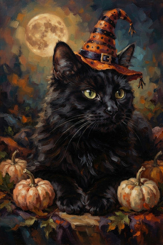 Witchy Cat Charm