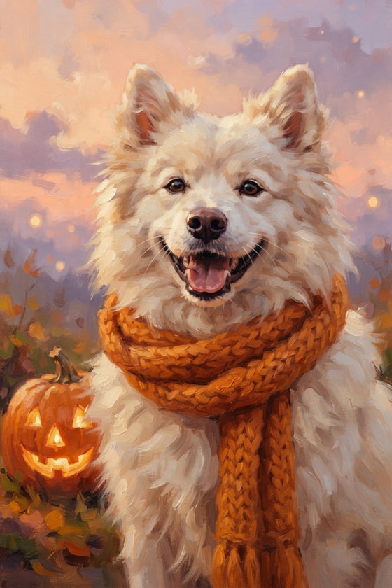 Pumpkin Paws Portrait