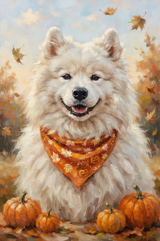 Pumpkin Pup Portrait