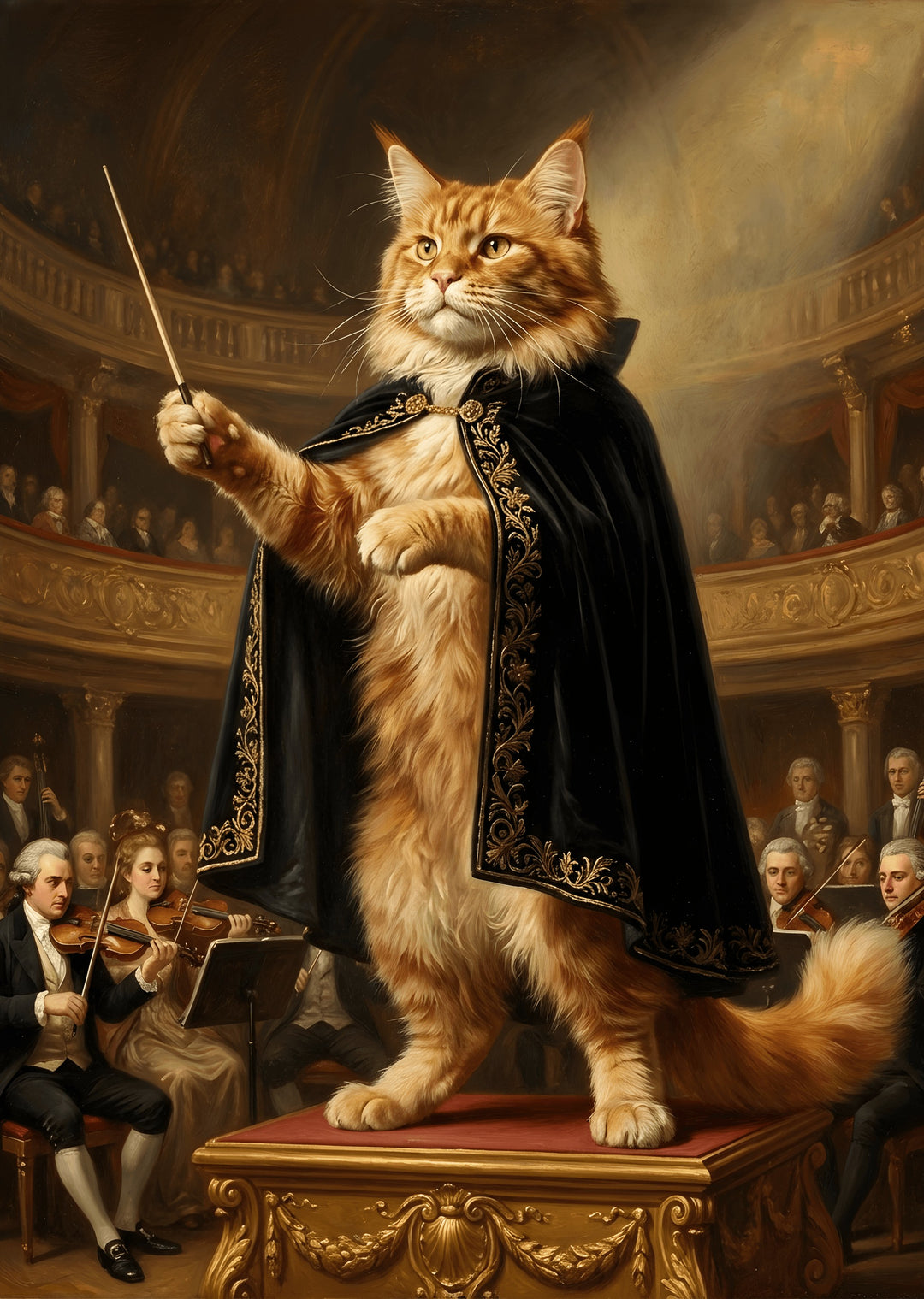 Majestic Maestro Cat
