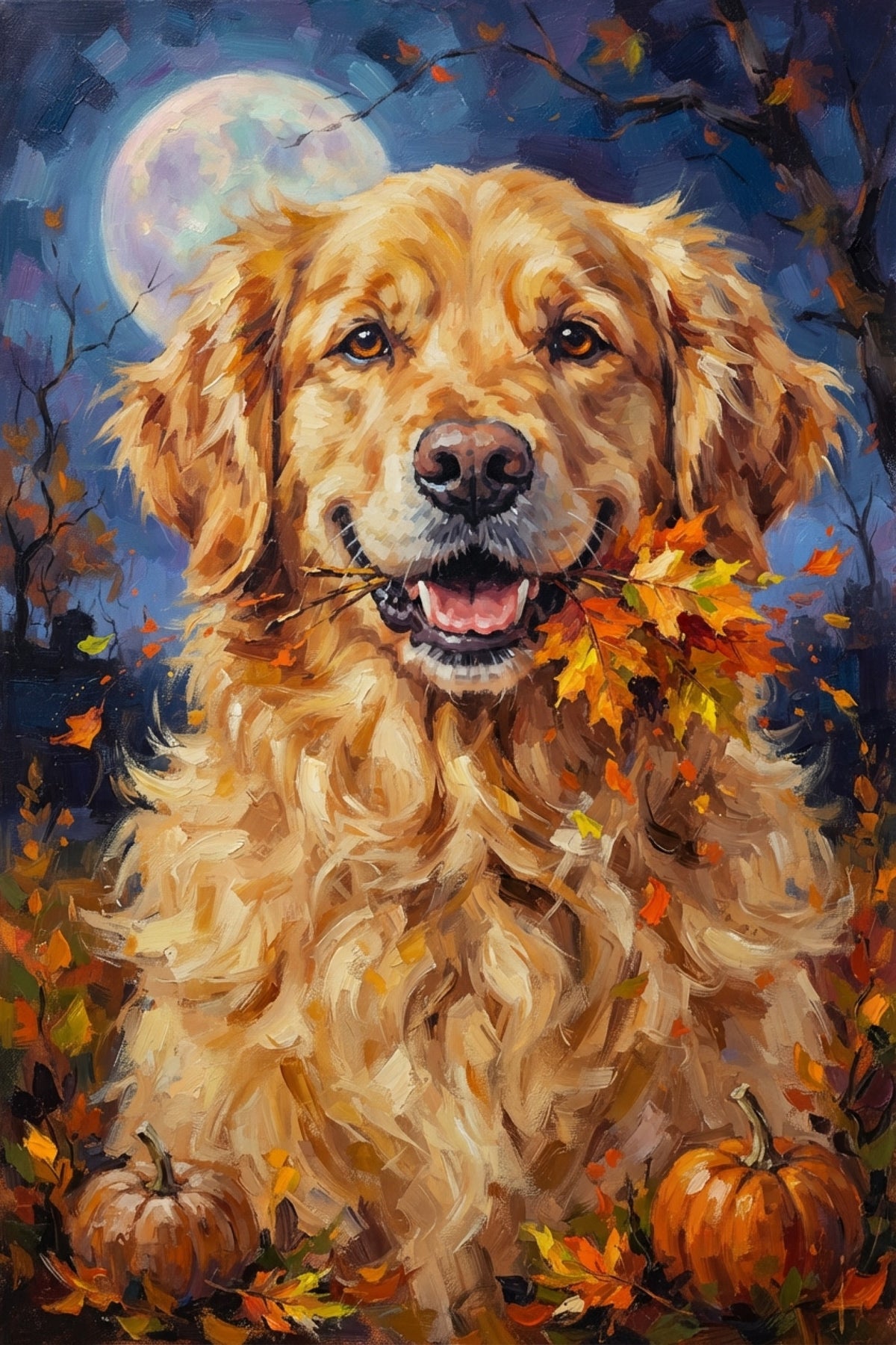 Autumn Paws & Moonlight