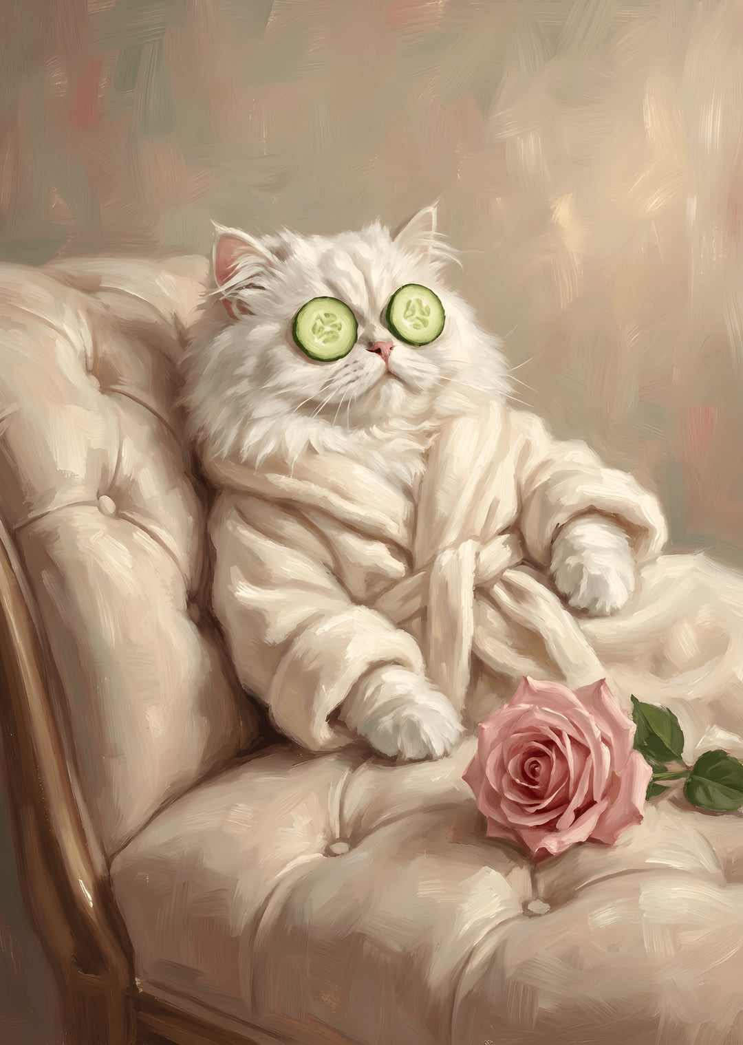 Purrfect Serenity Canvas