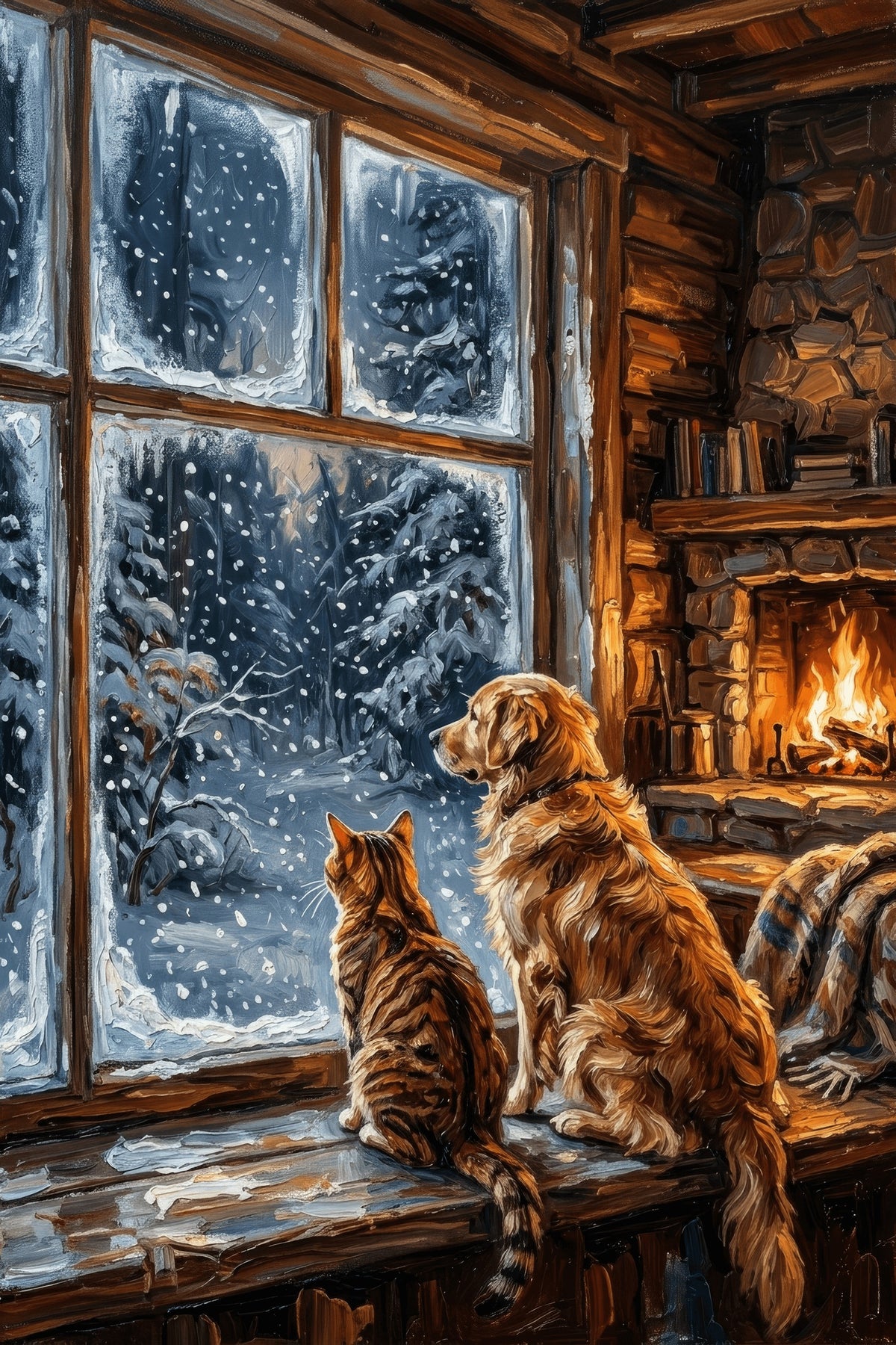 Winter's Warmth Canvas