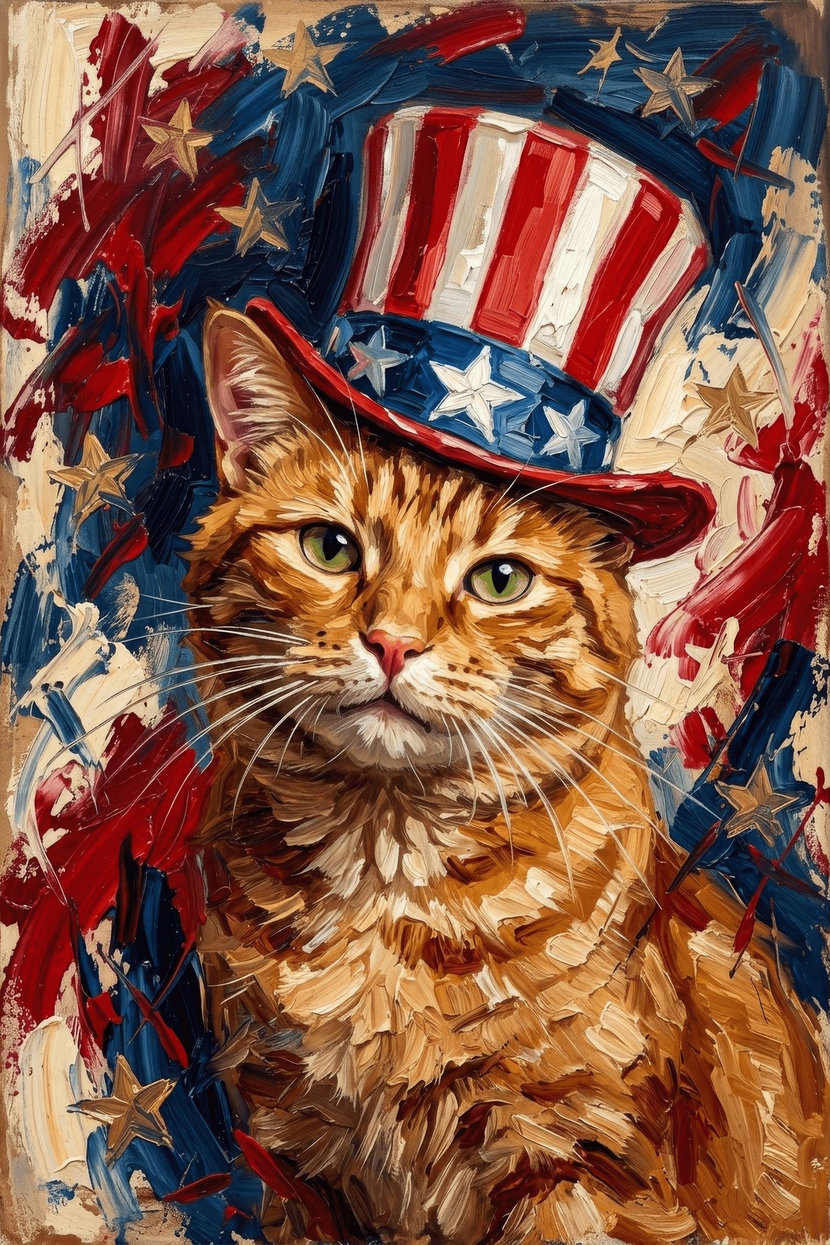 Ginger Patriot Canvas