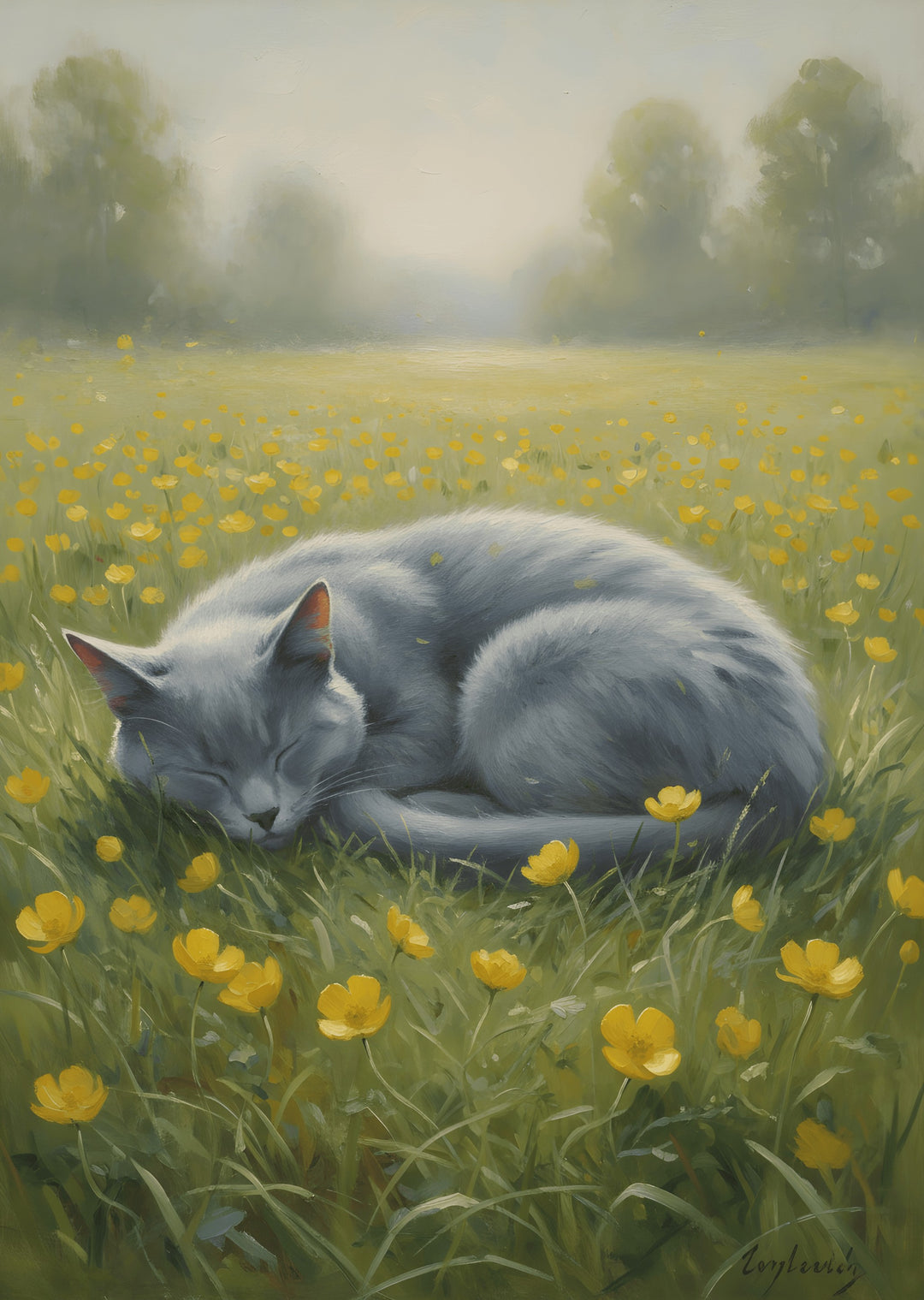 Celestial Cat Dreamscape