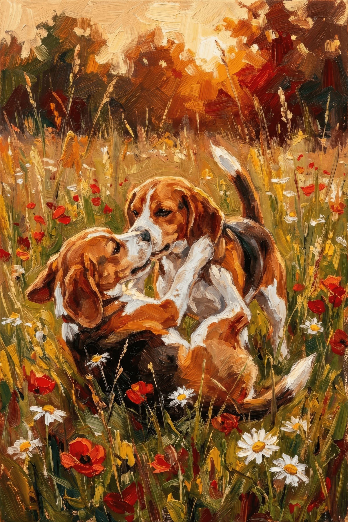 Beagle Bliss Canvas