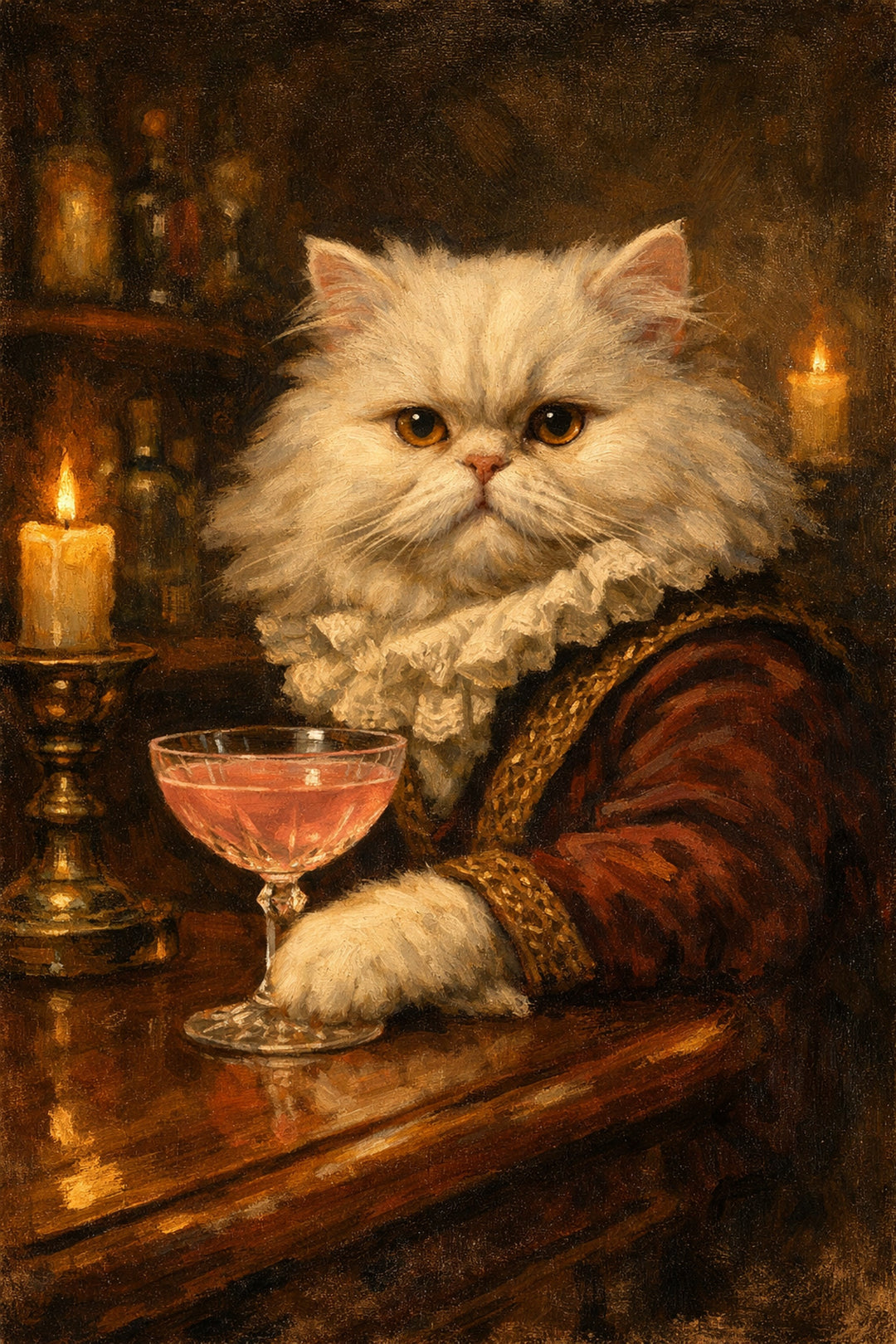 Purrfectly Posh Portrait