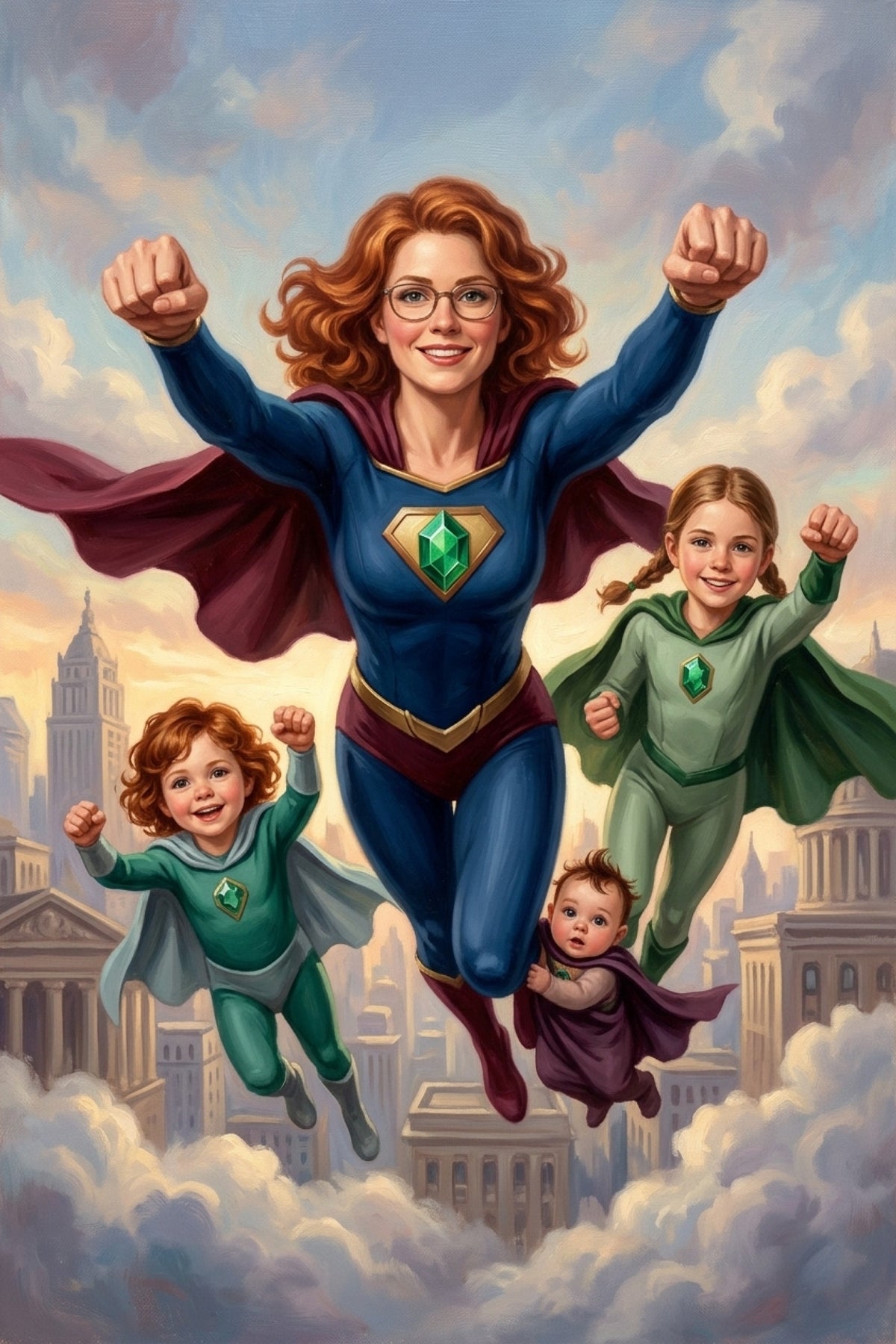 Heroic Family Flight