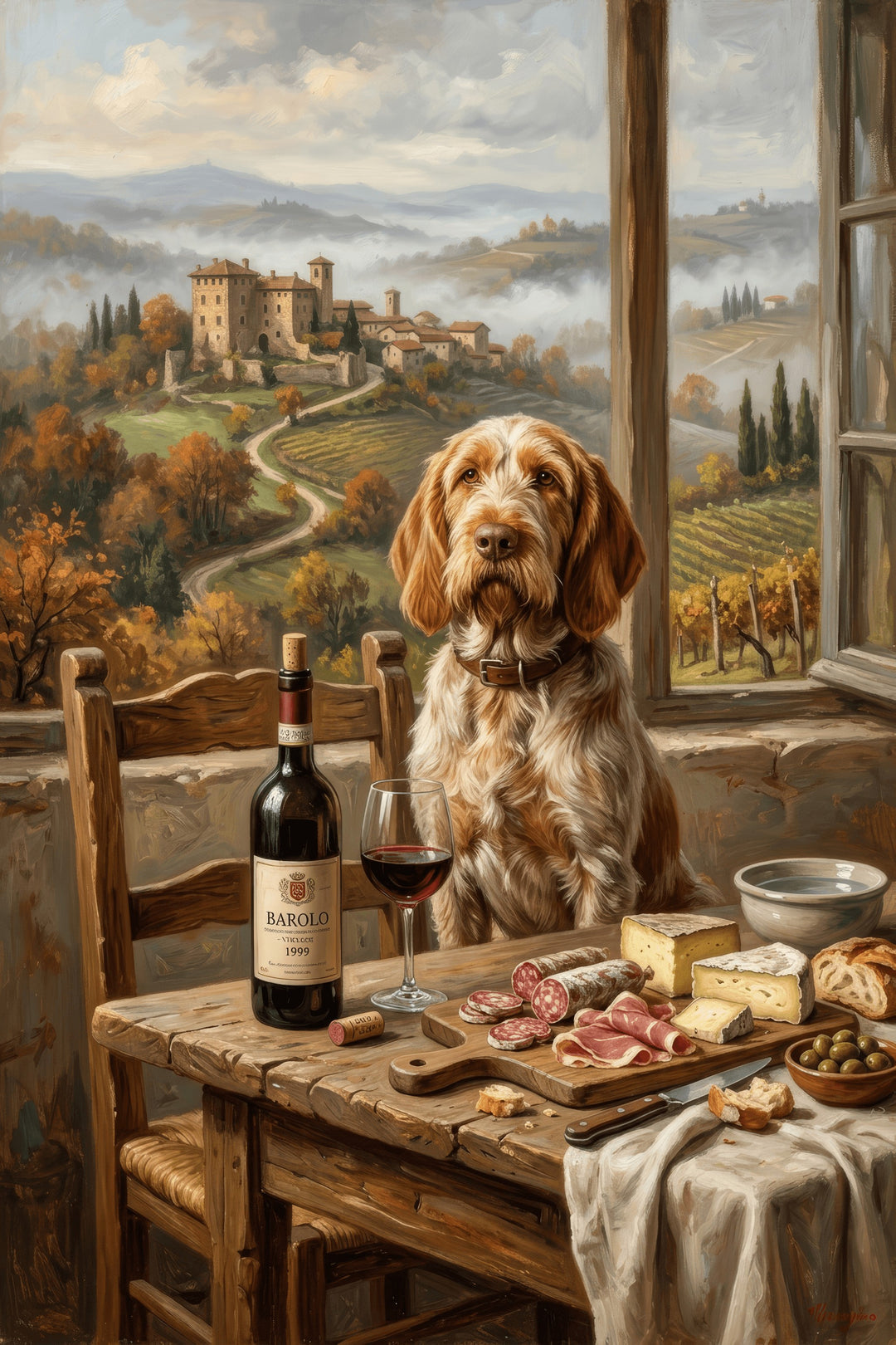 Rustic Canine Elegance