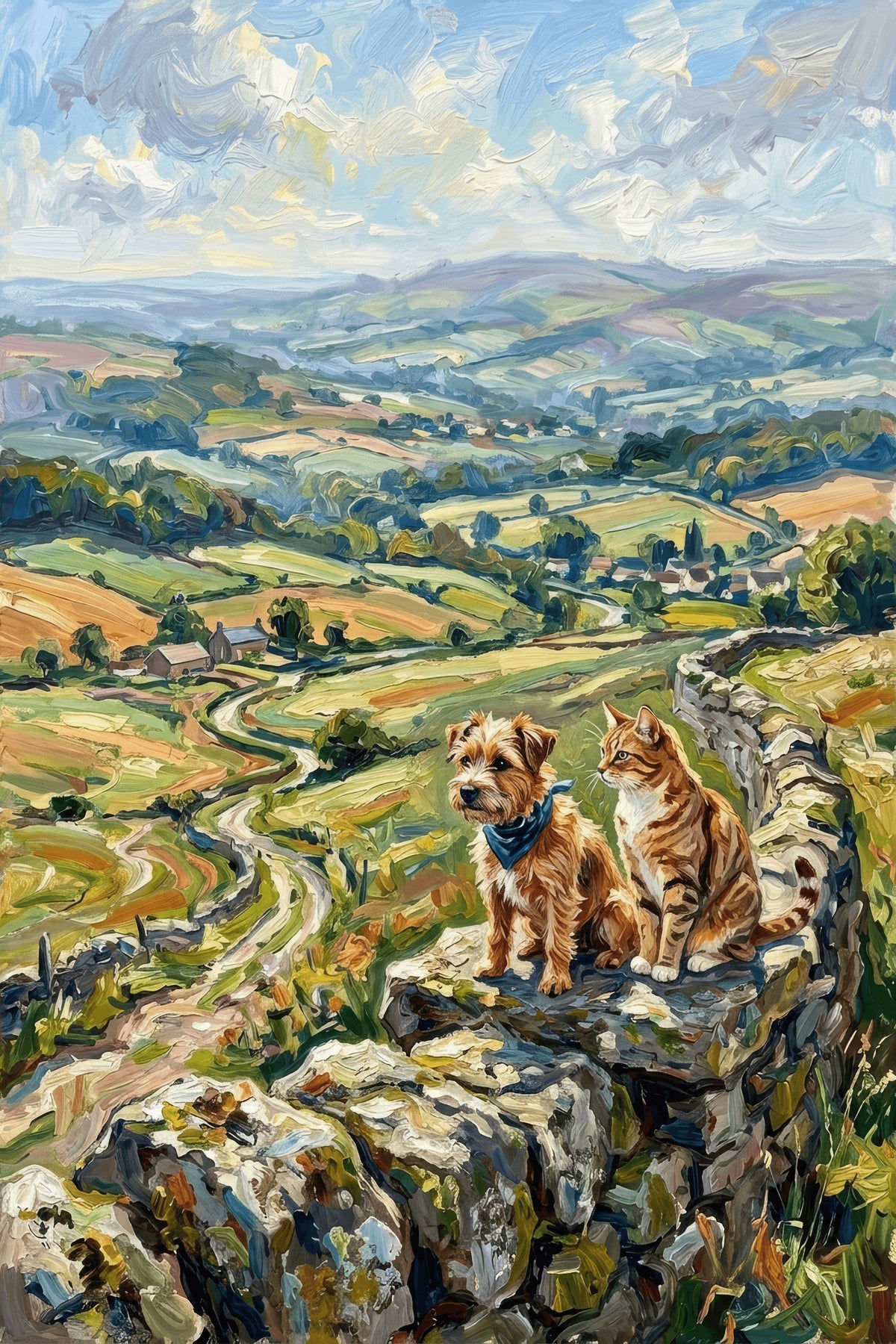 Pet Paradise Canvas