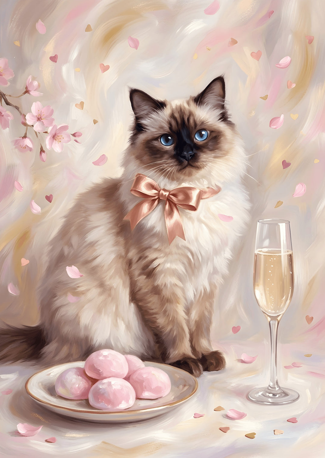 Whimsical Cat Serenade