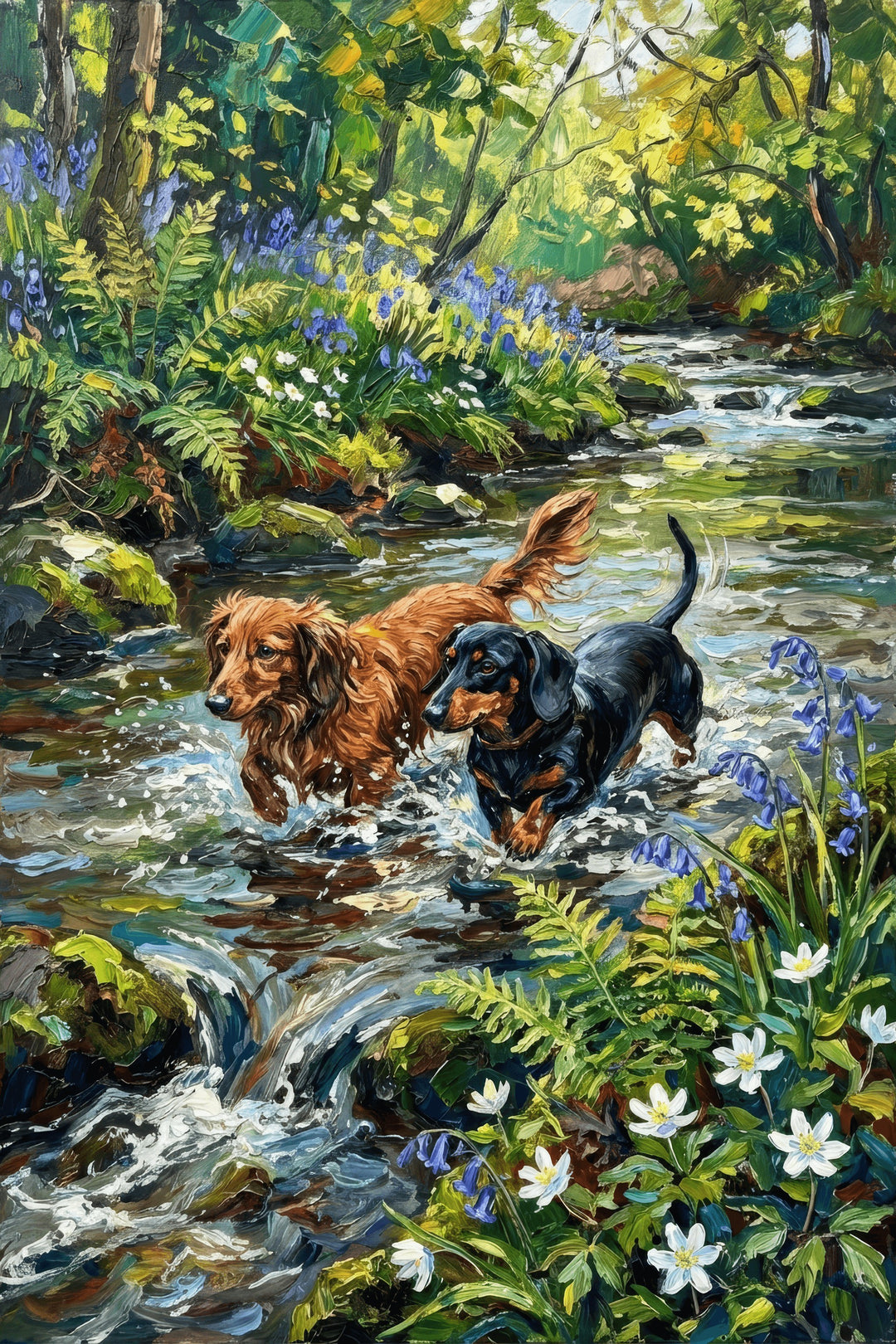 Dachshund Dance in Nature