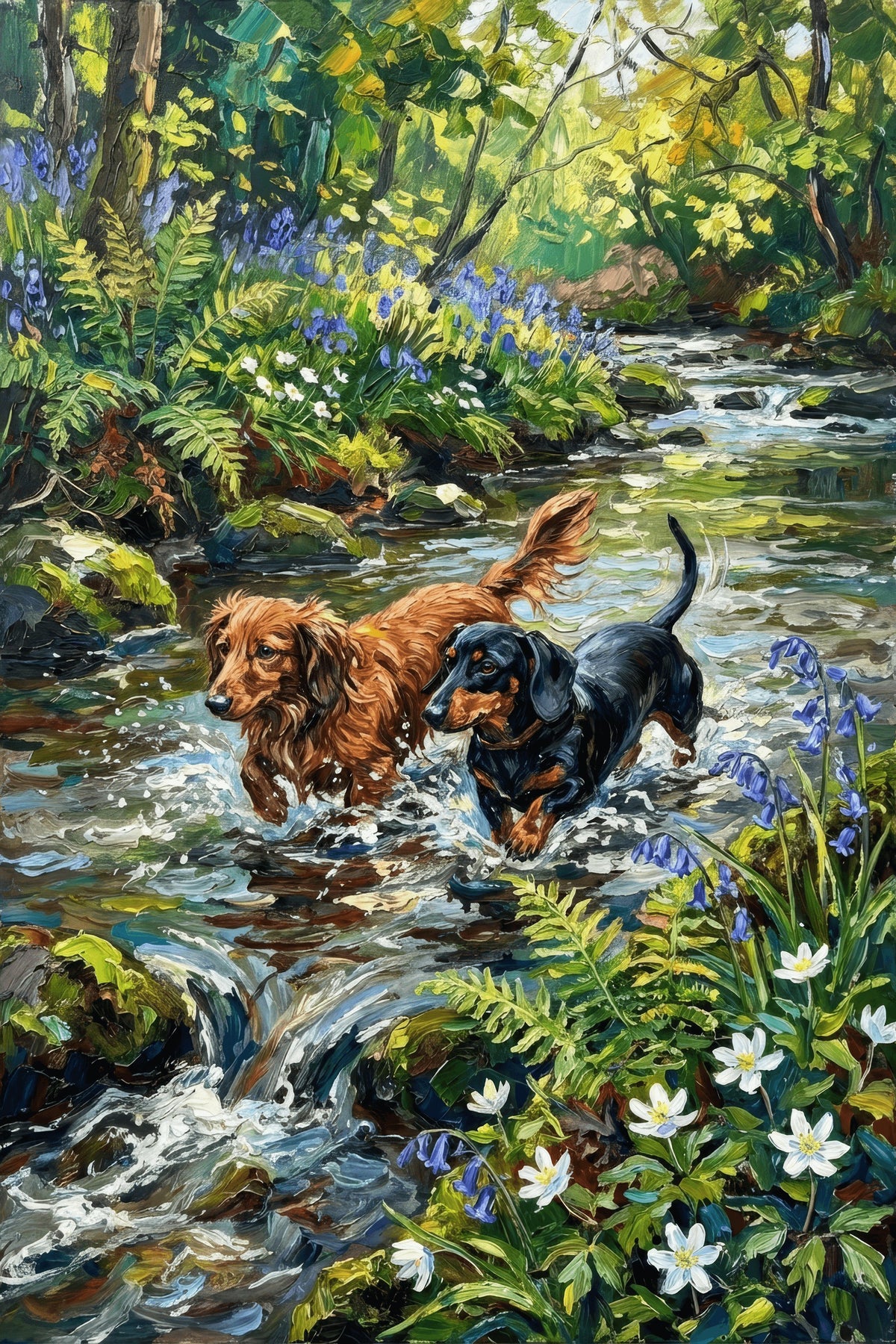 Dachshund Dance in Nature