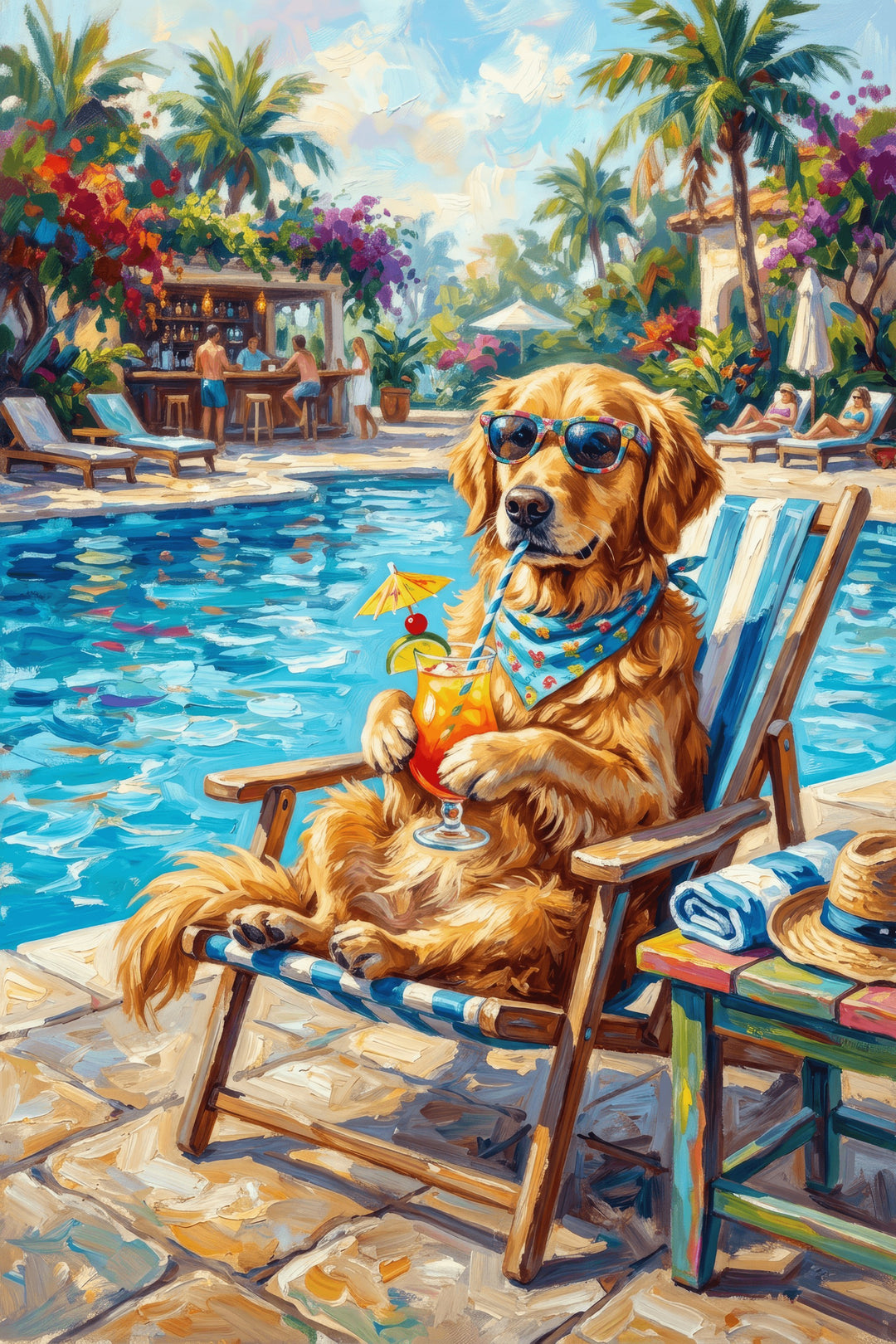 Pawtastic Poolside Vibes