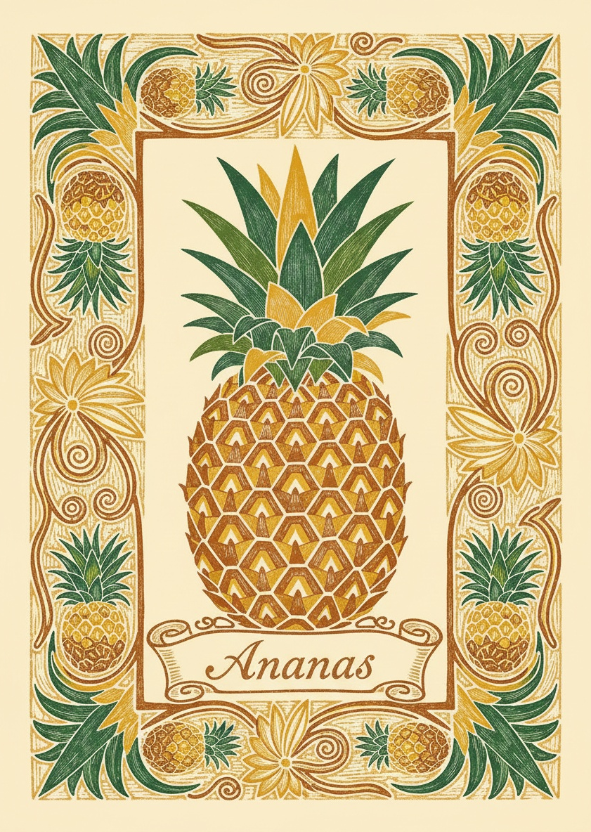 Tropical Ananas Elegance