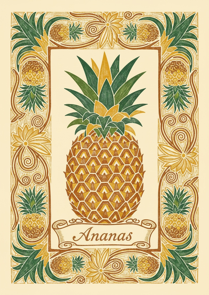 Tropical Ananas Elegance