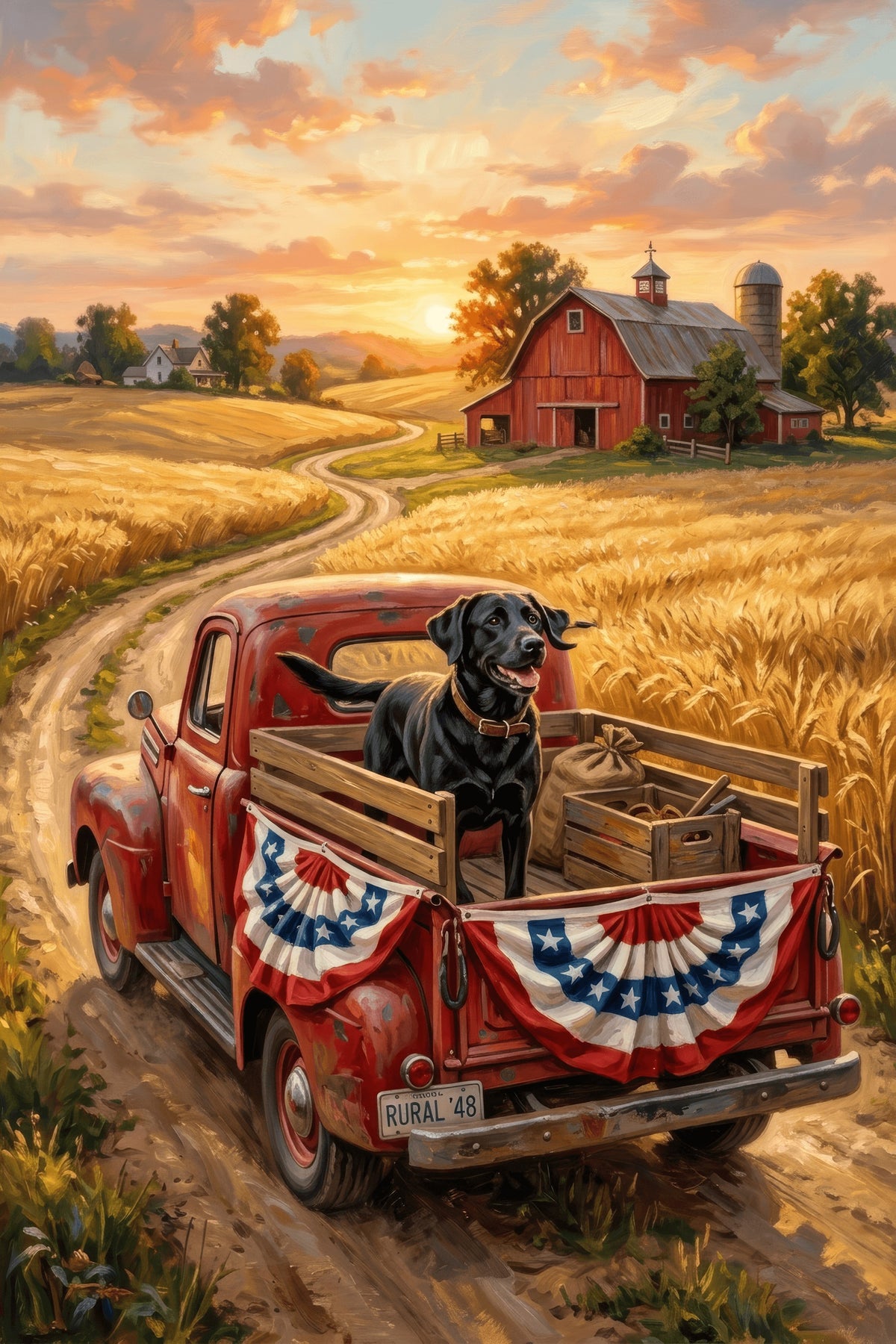 Rustic Rover Canvas