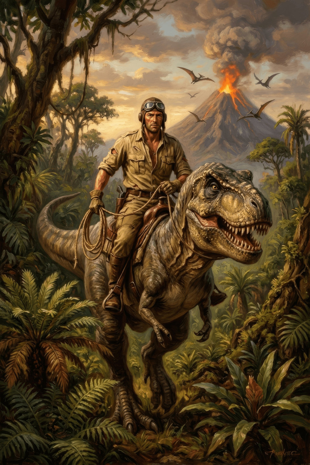 Dino Adventure Canvas