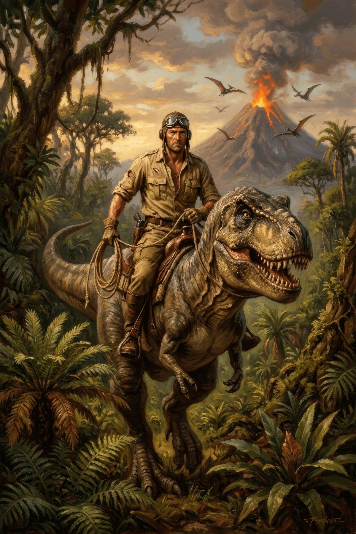 Dino Adventure Canvas