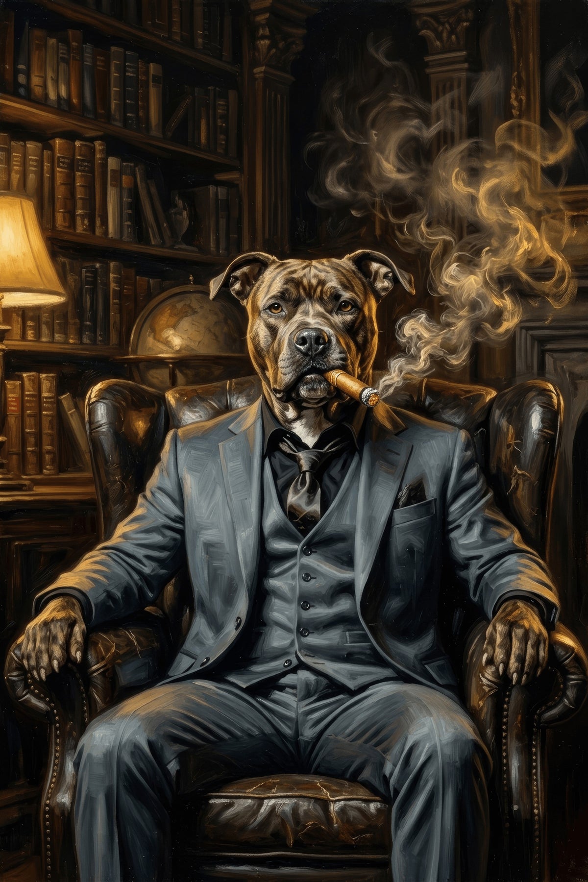 Dapper Dog Portrait