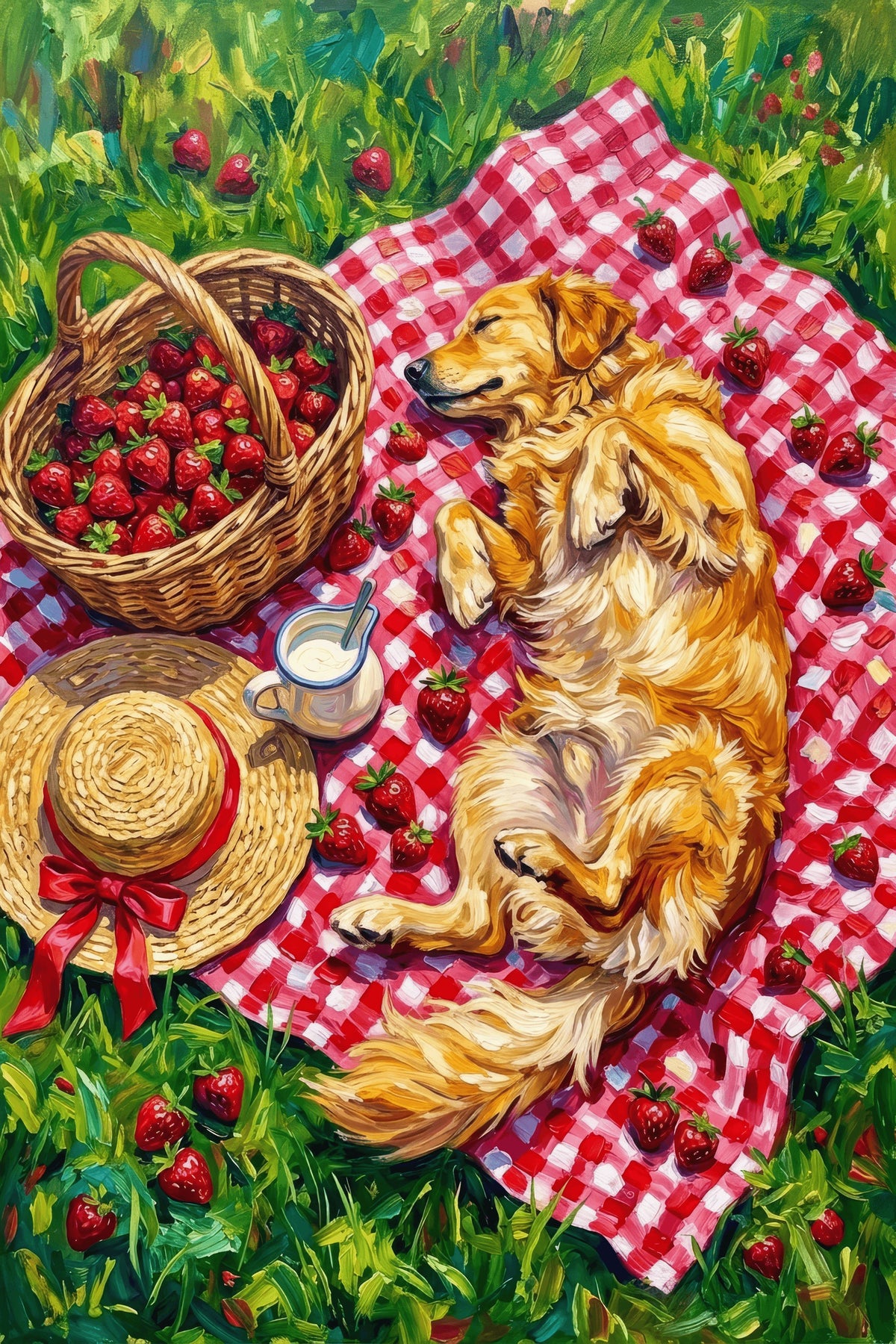 Sunny Picnic Paws