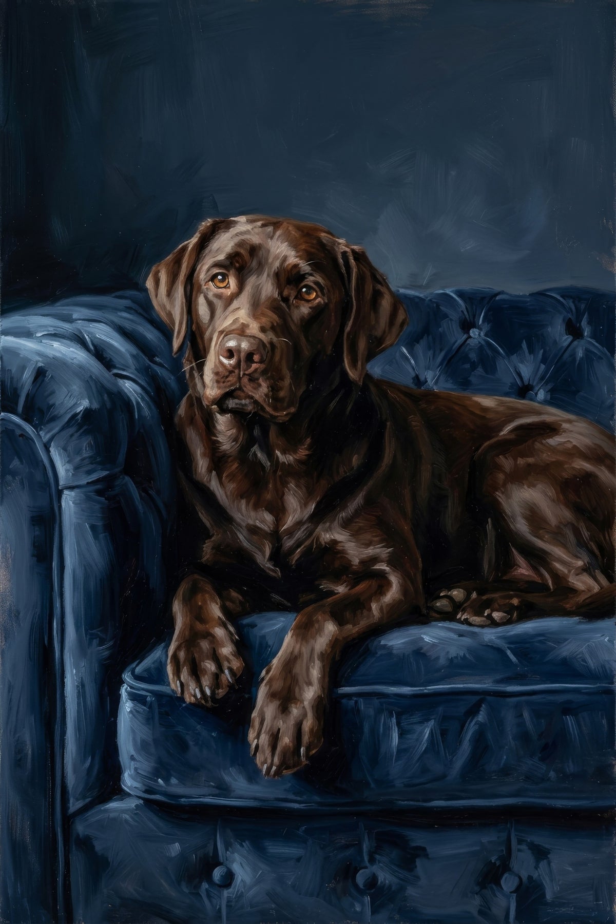 Velvet Labrador Gaze