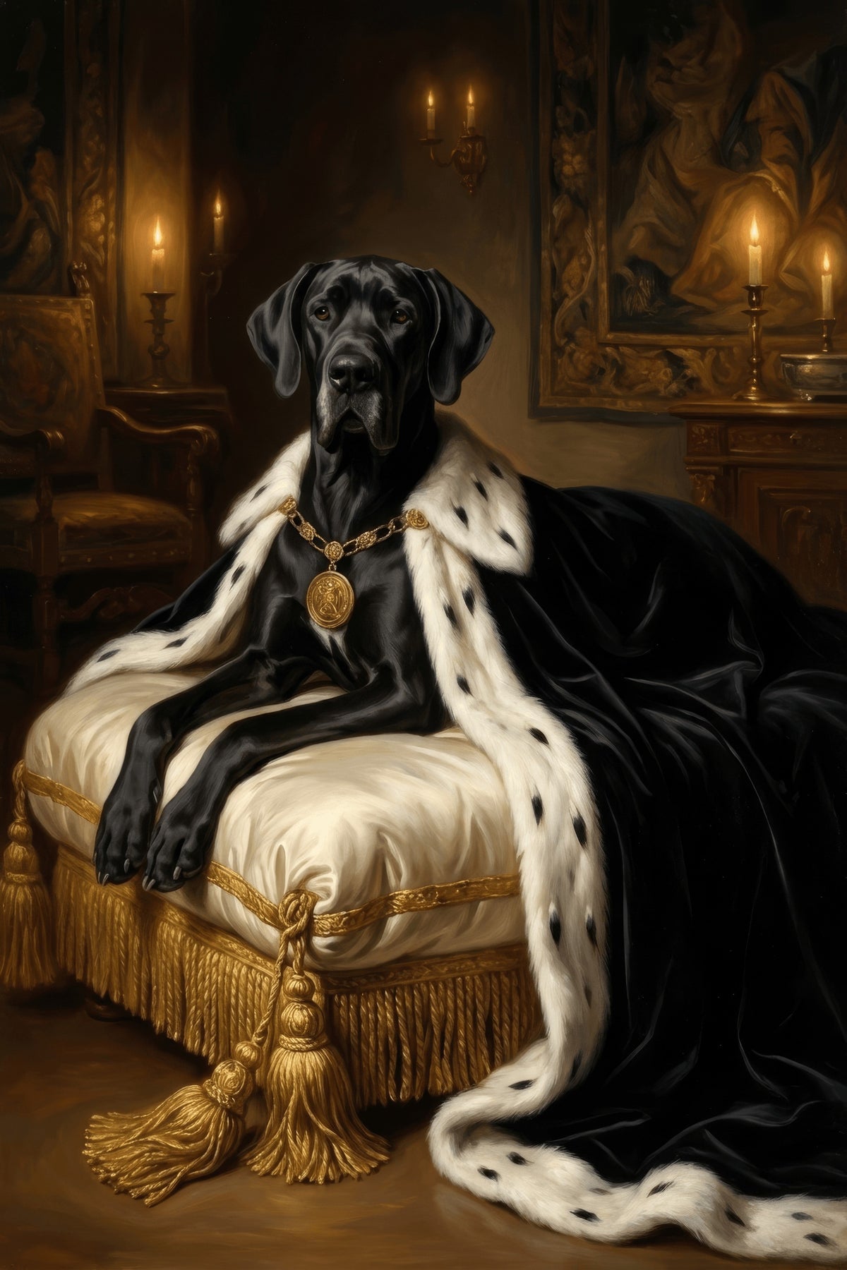 Regal Canine Canvas