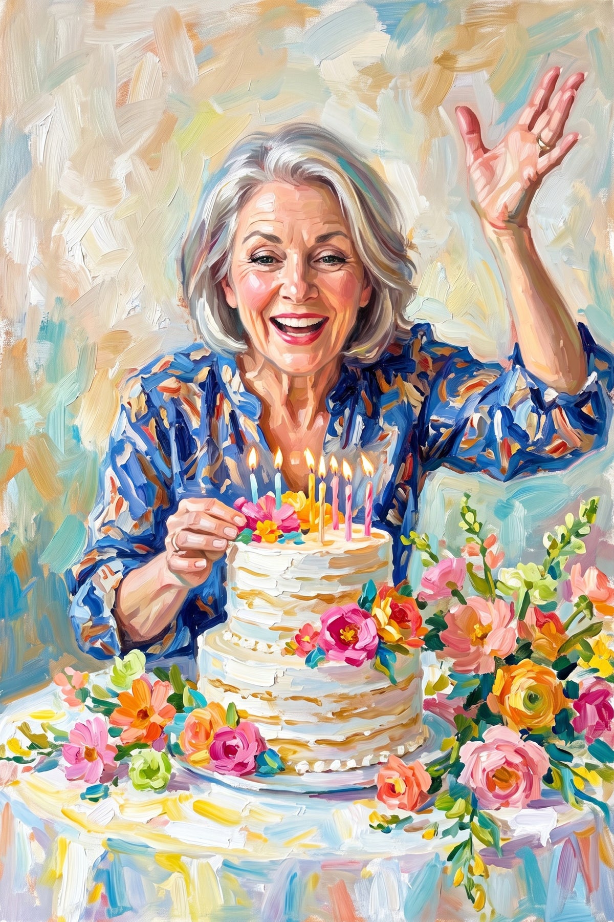 Celebration in Strokes
