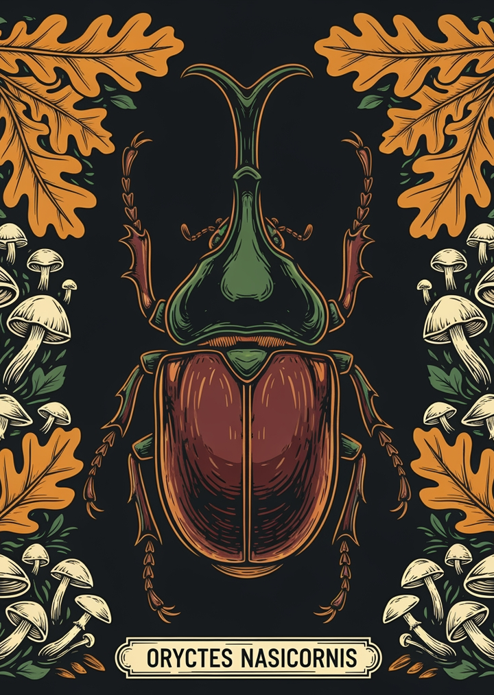 Majestic Beetle Artistry