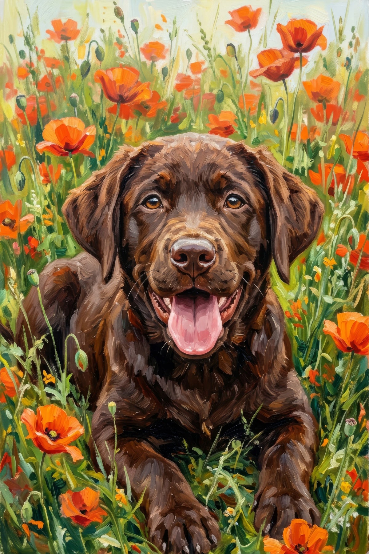 Poppy Pup Portrait