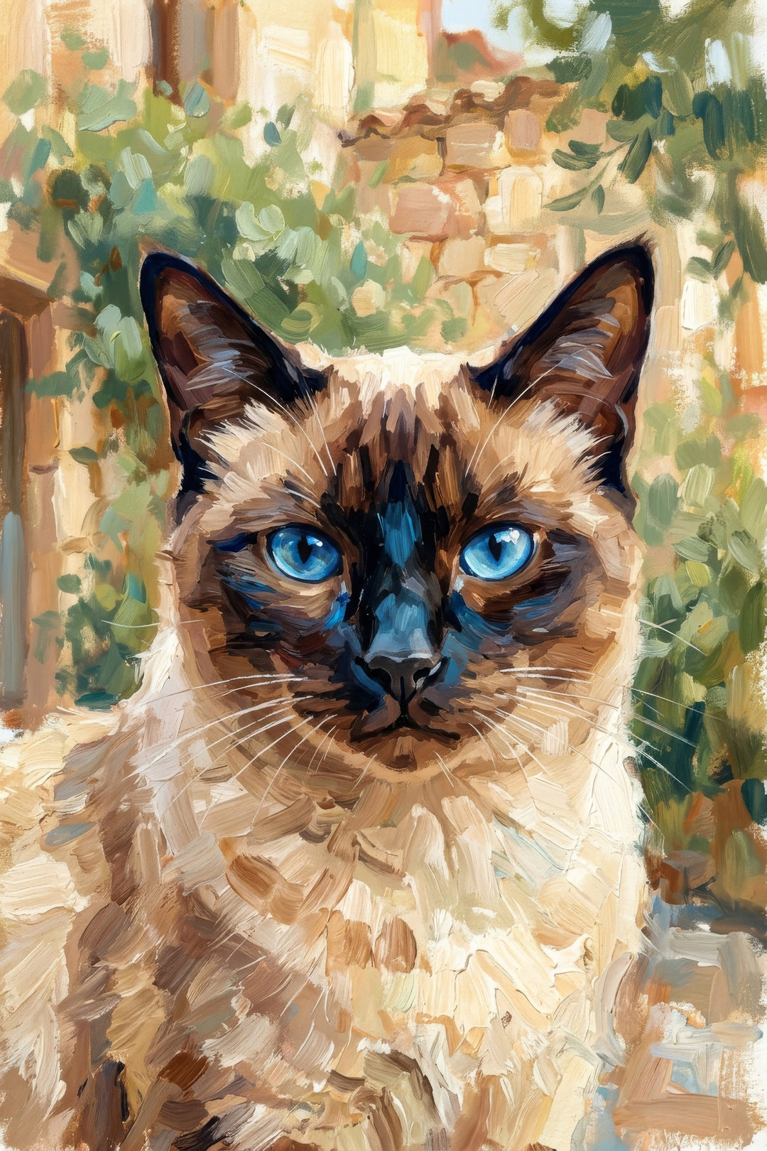 Siamese Sunlit Serenity