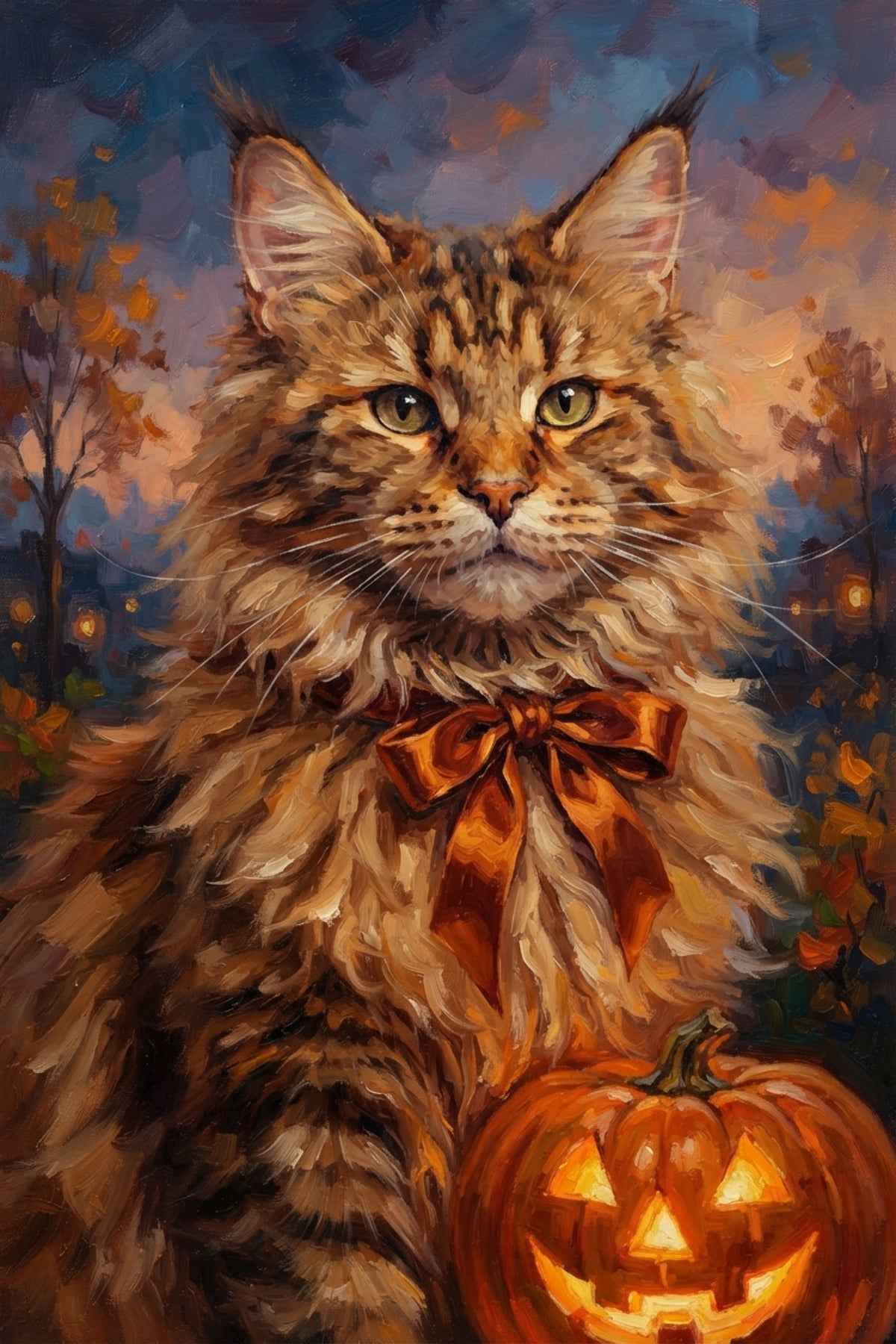 Feline Fall Elegance