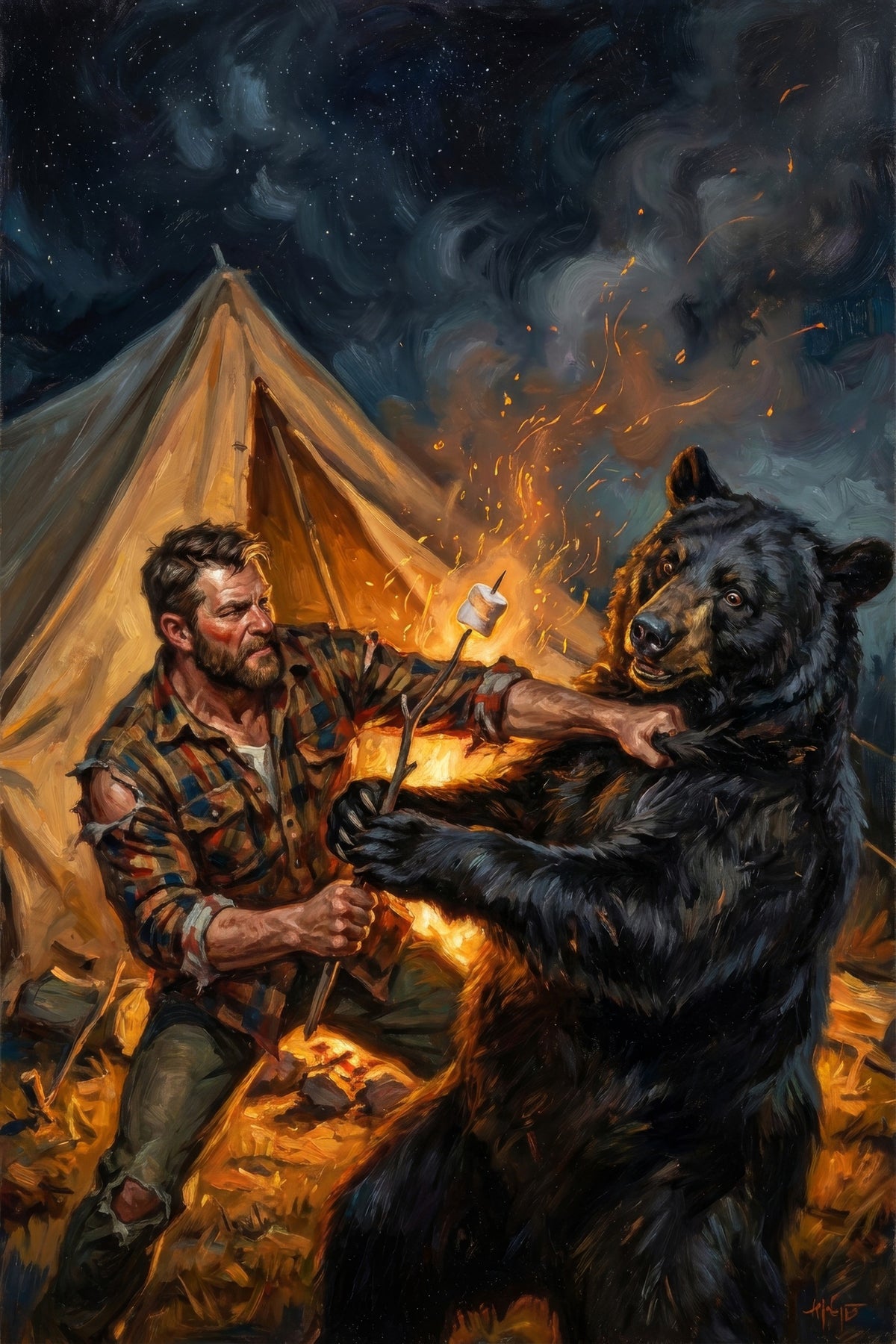 Marshmallow Showdown Art