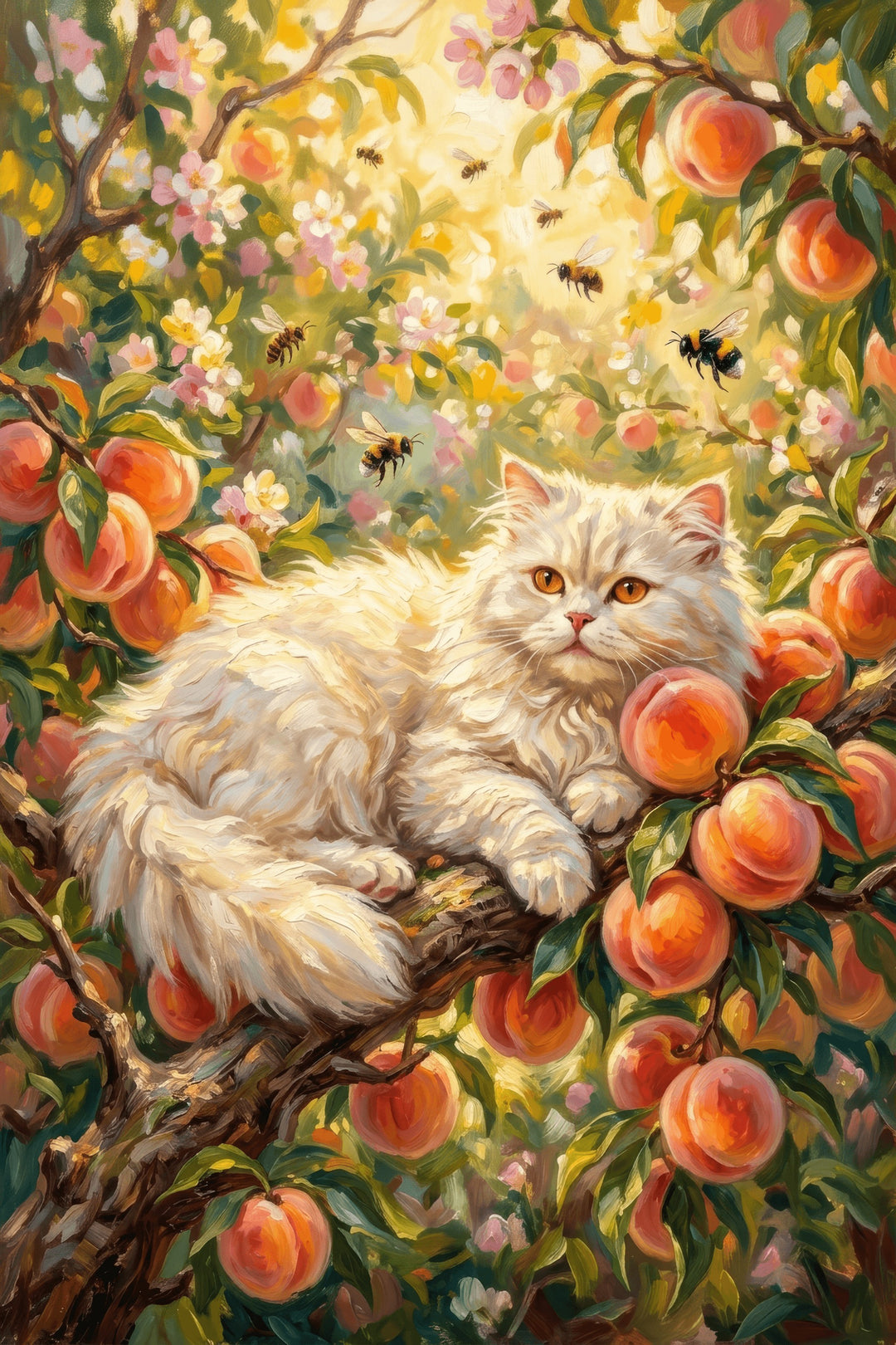 Peachy Purrspective