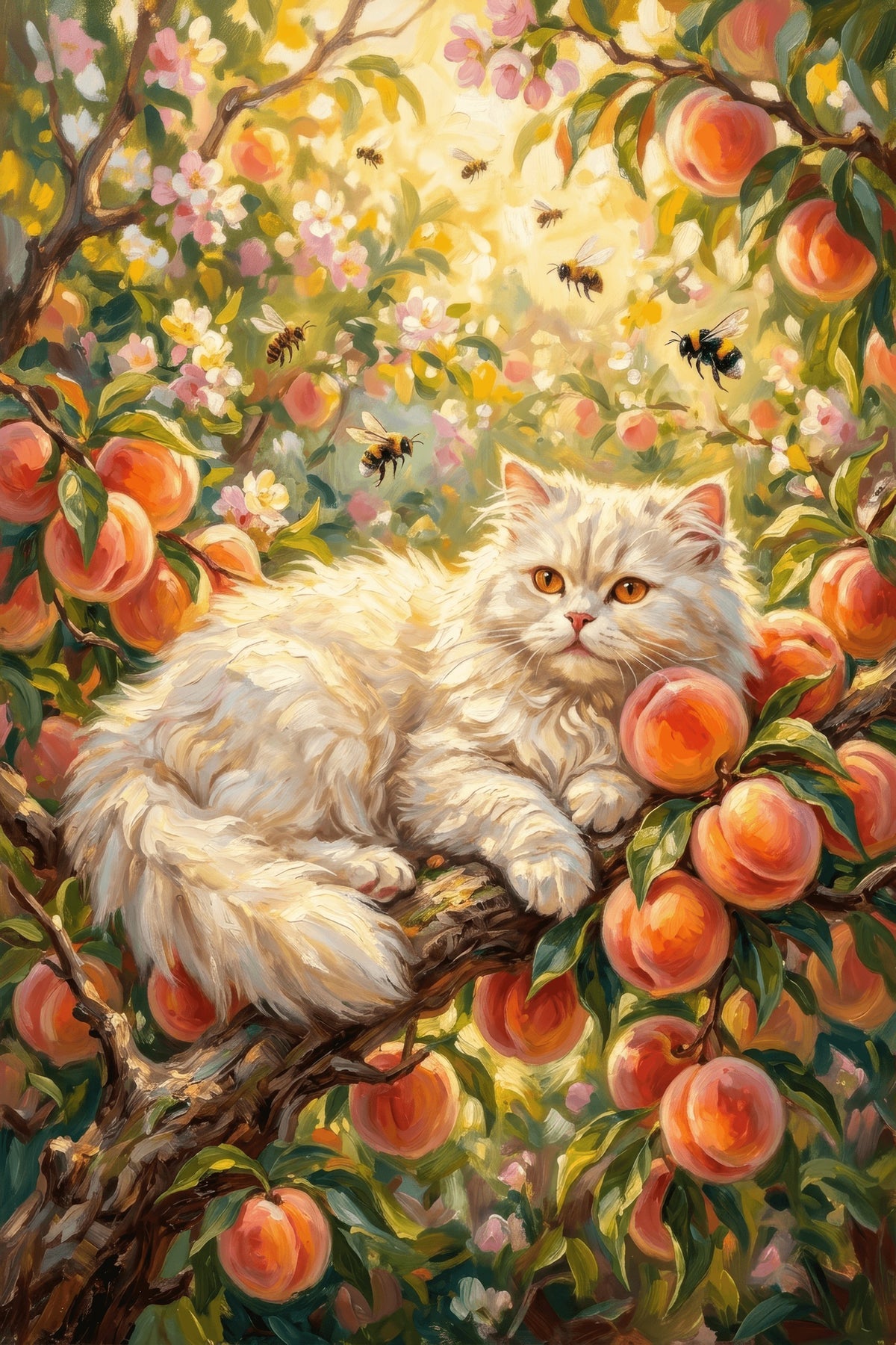 Peachy Purrspective