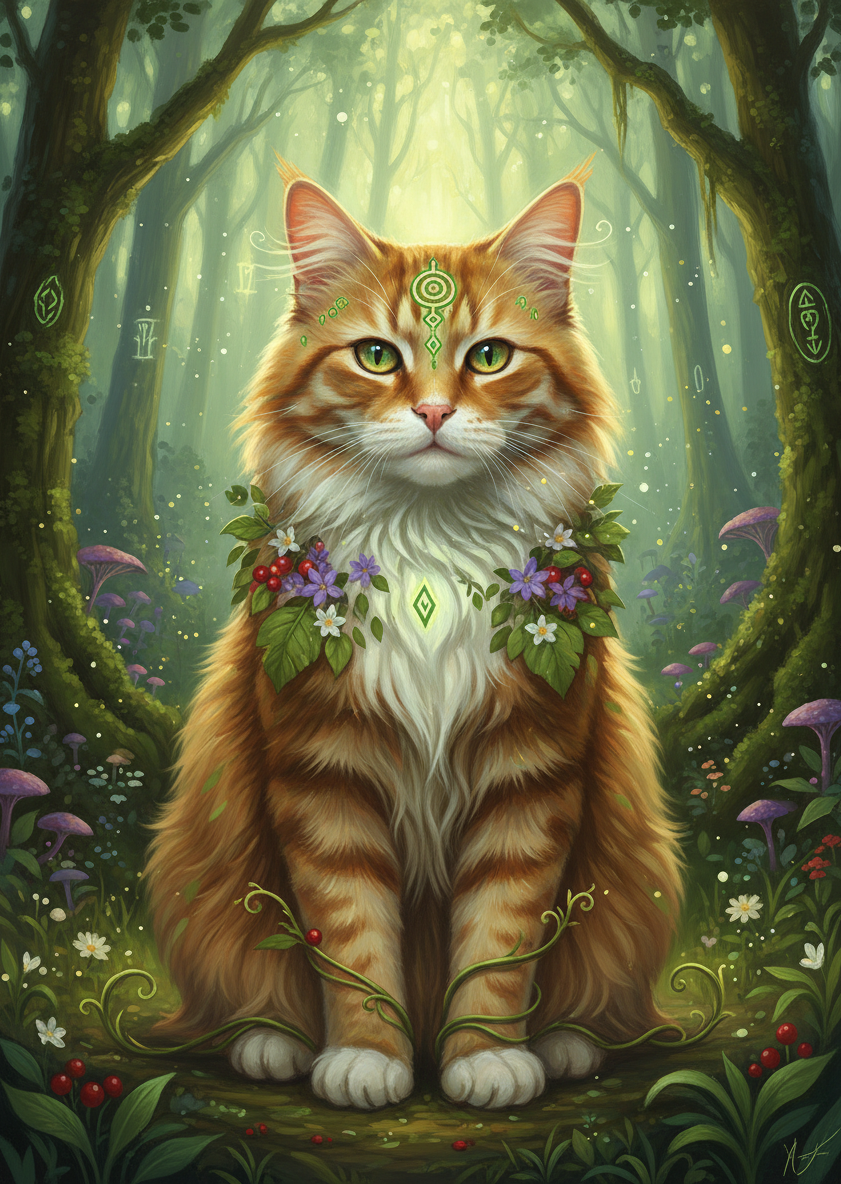 Mystic Feline Guardian
