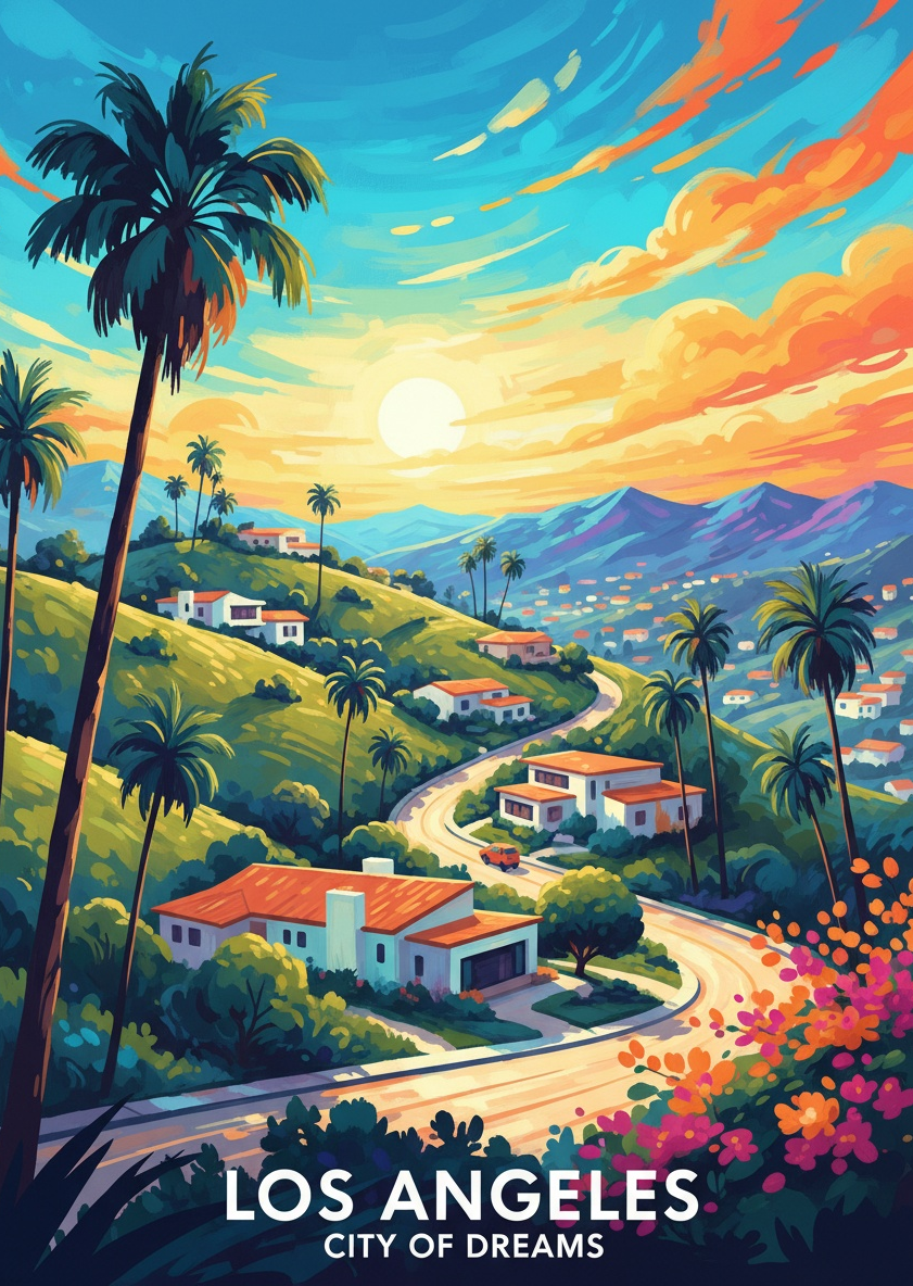 Sunny Vibes Hillscape