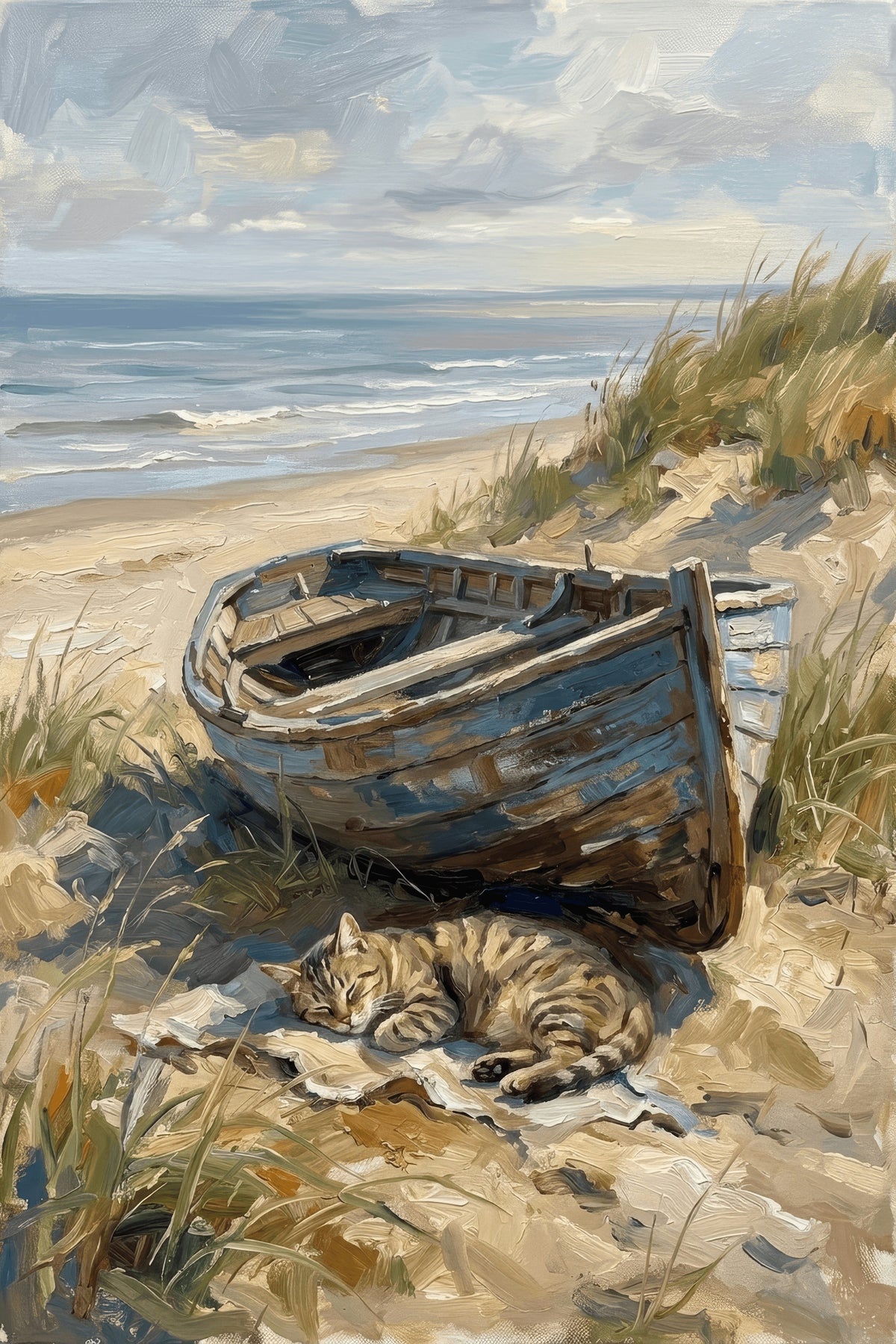 Coastal Cat Serenity