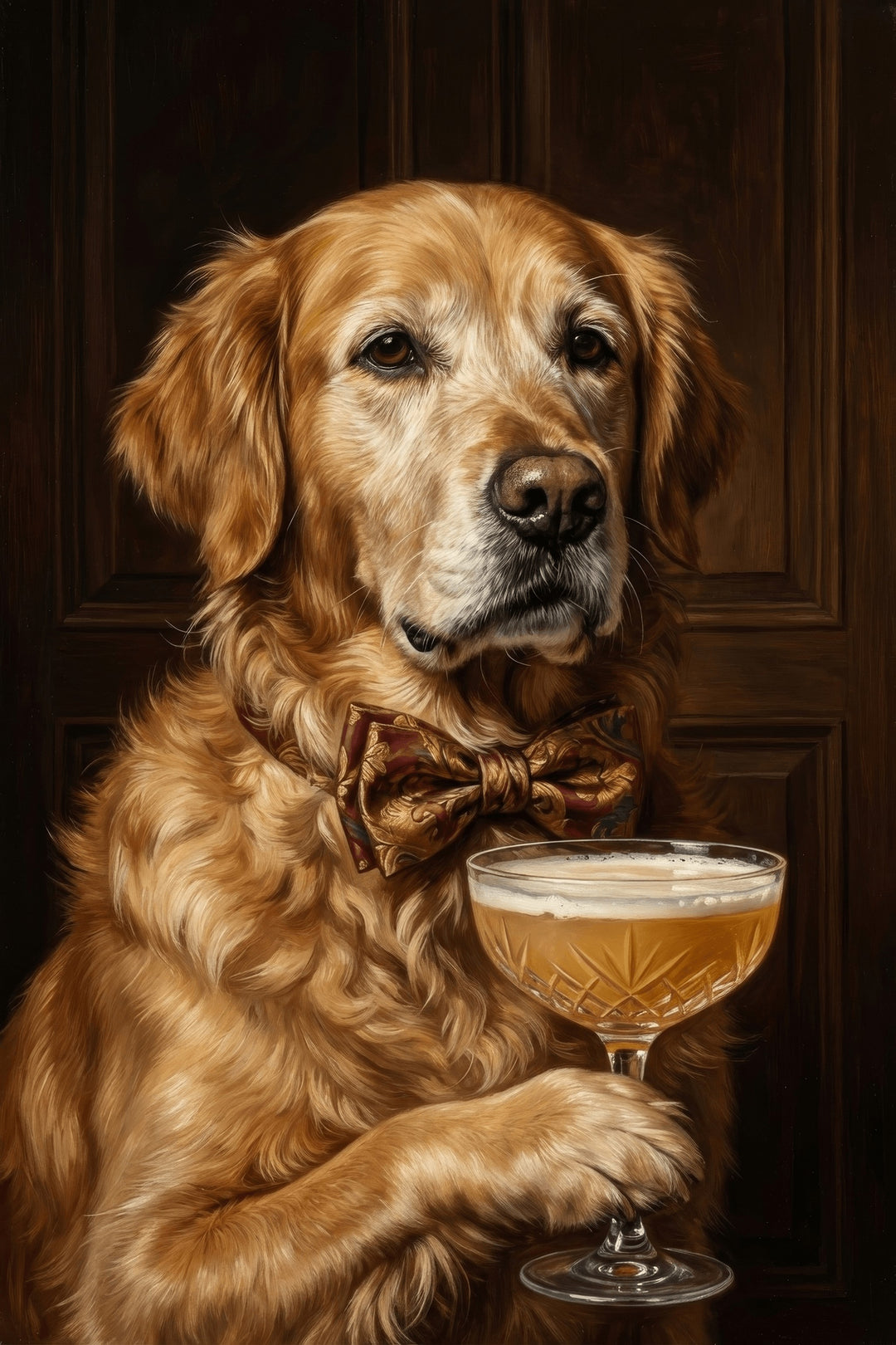 Regal Retriever Portrait