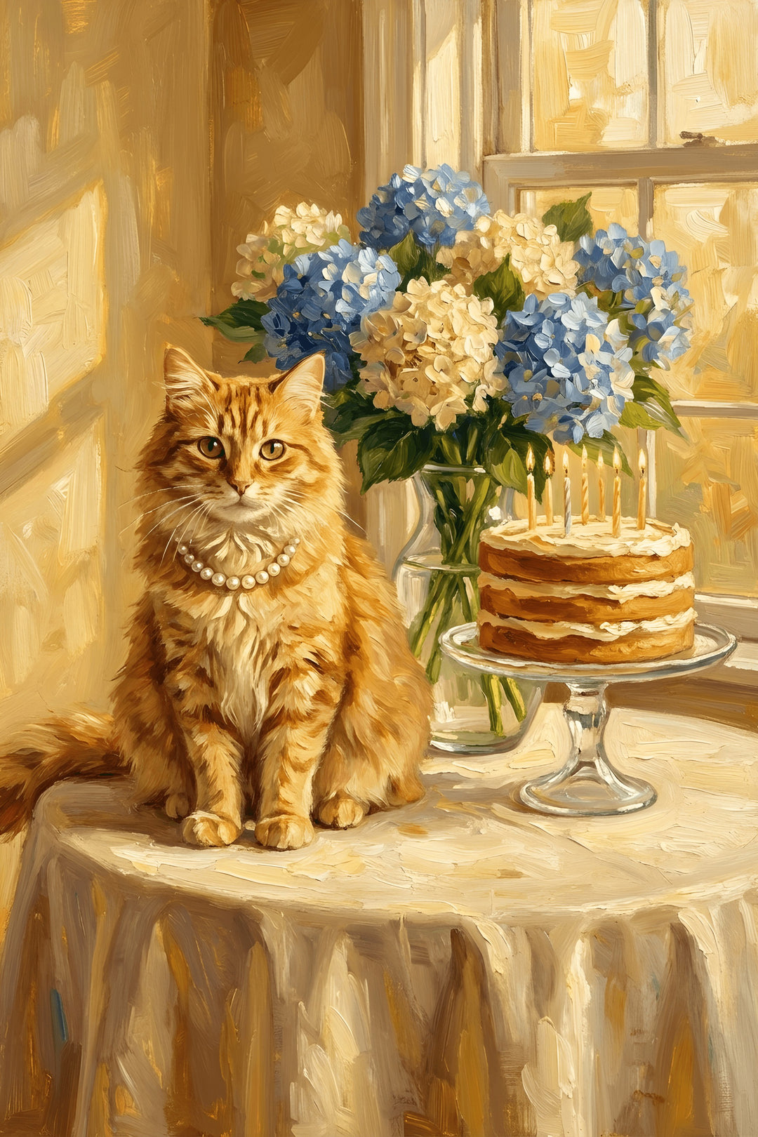 Purrfect Celebration Canvas