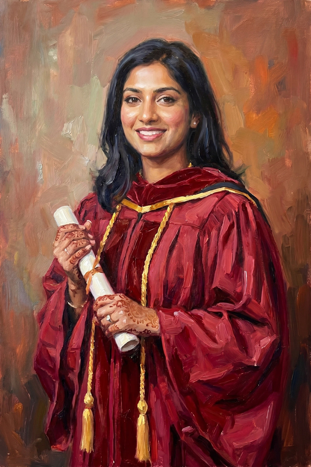Crimson Dreams Portrait