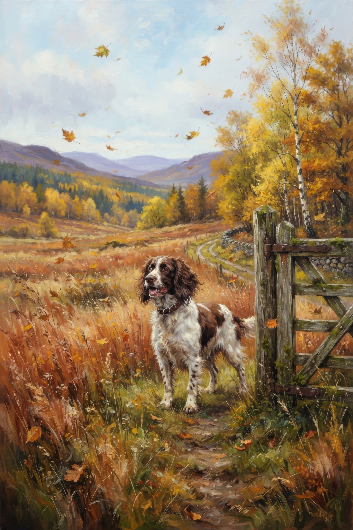 Rustic Spaniel Serenity