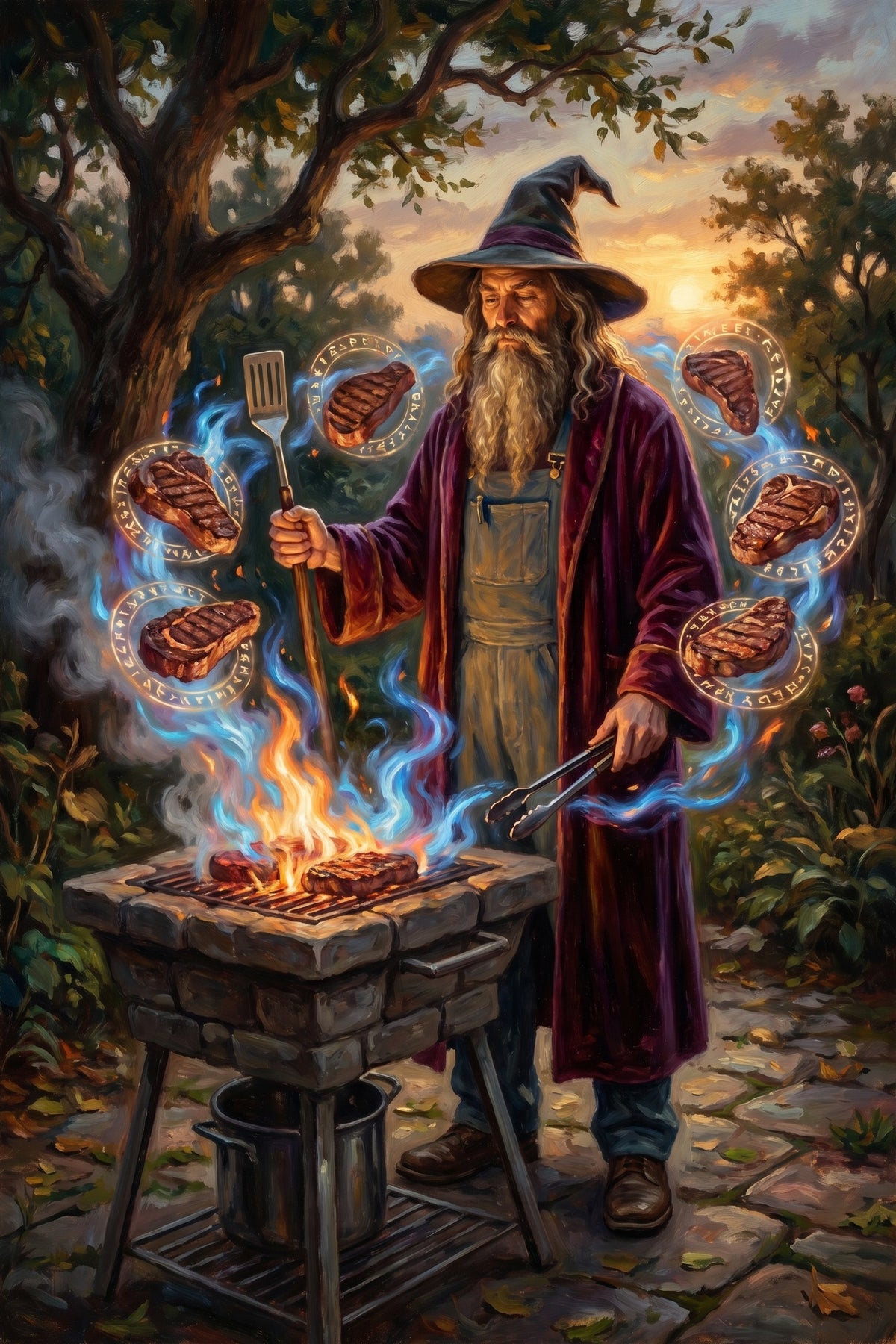 Grill Sorcery Canvas