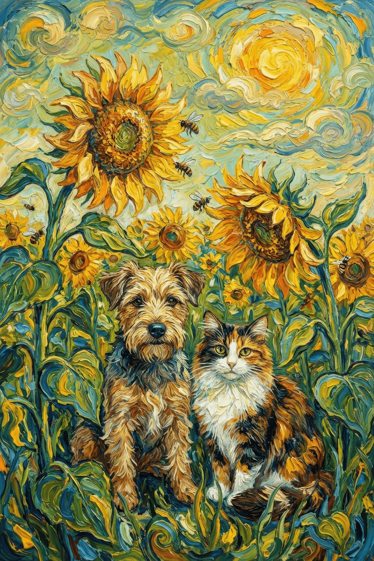 Sunflower Pet Portraits