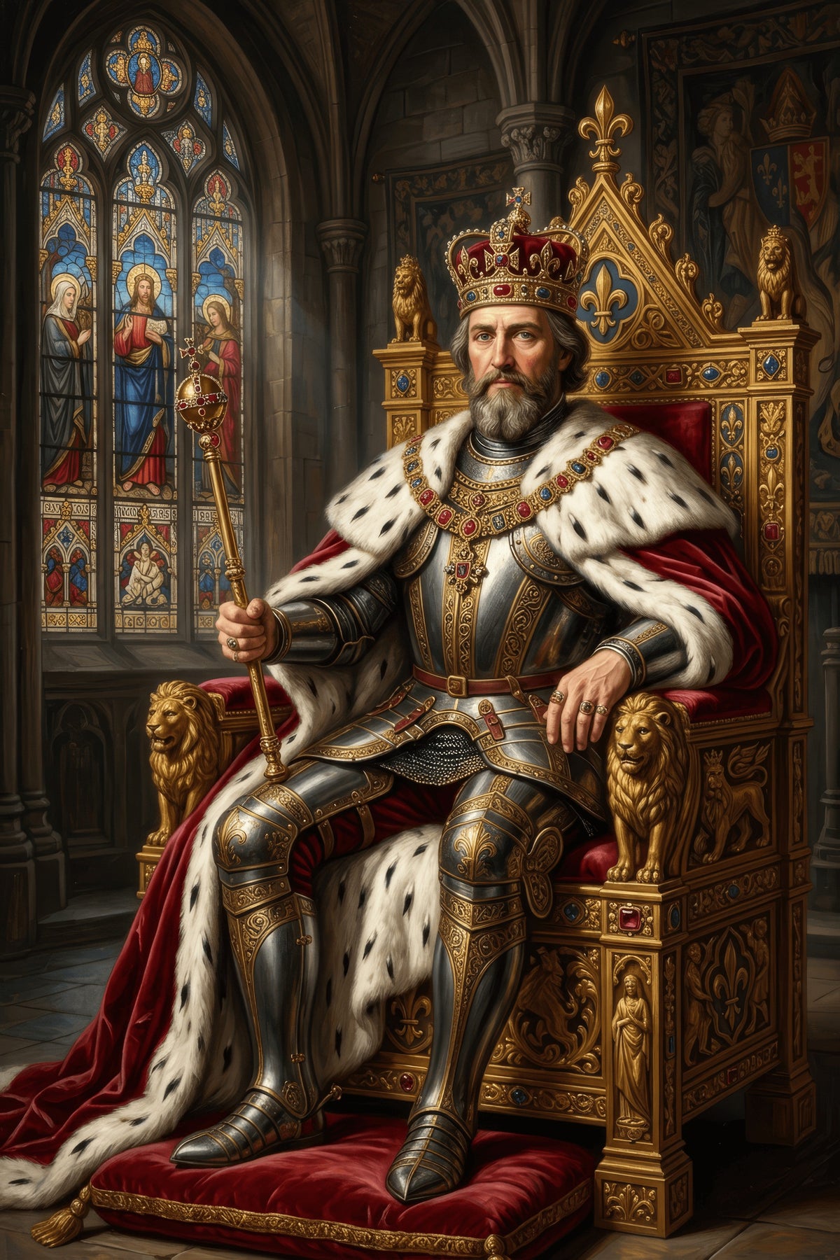 Majestic Monarch Canvas