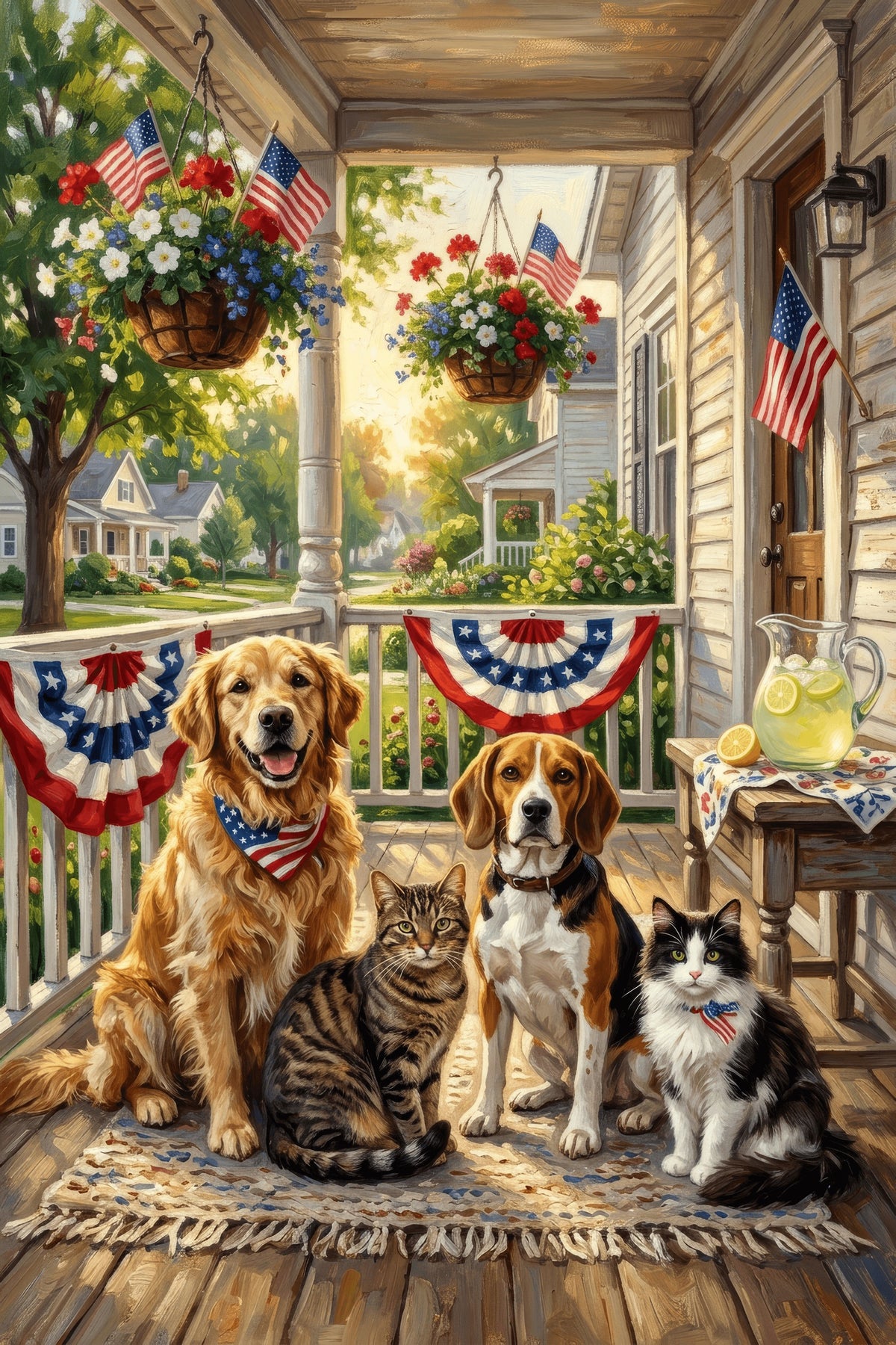 Patriotic Paws Portrait