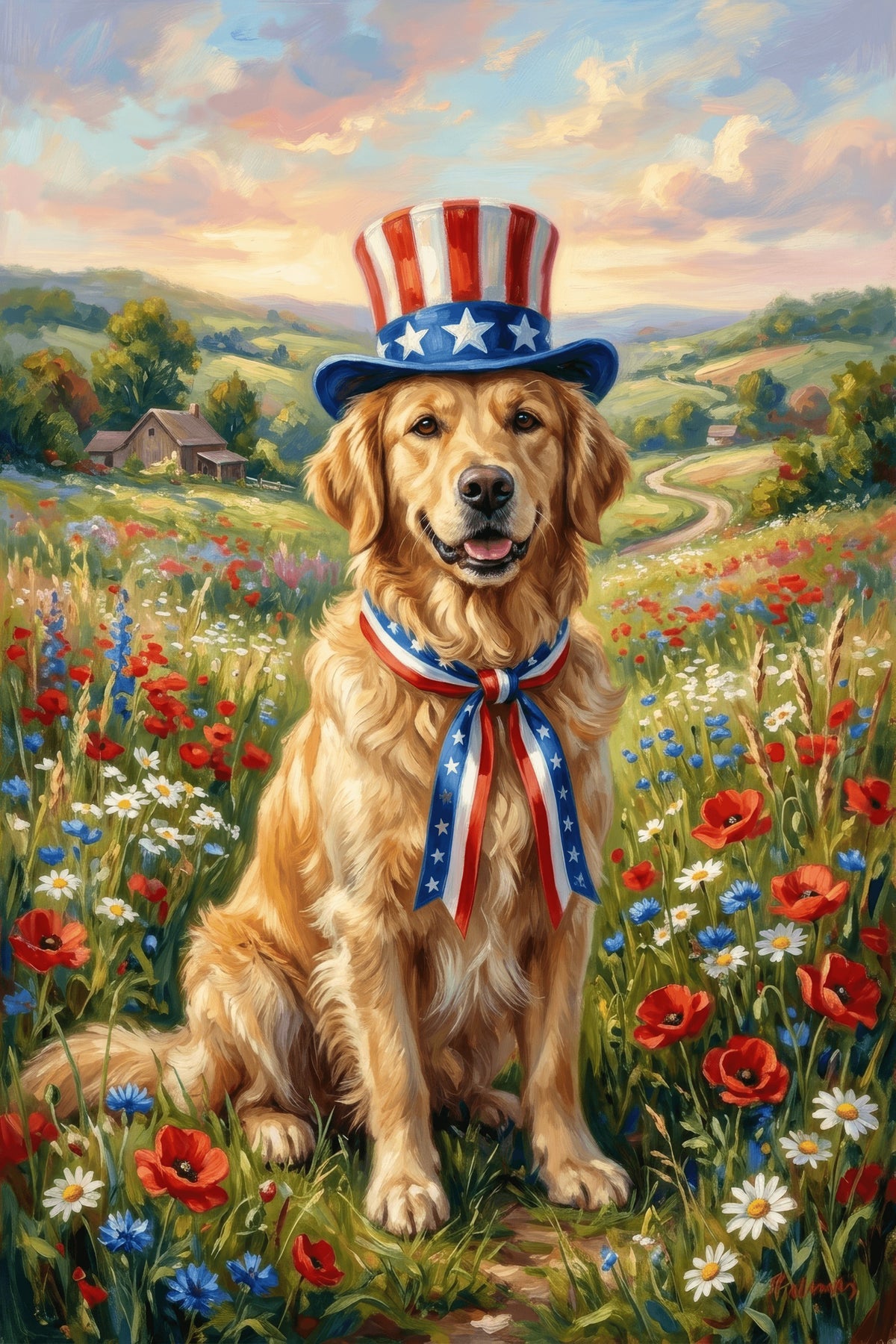 Patriotic Paws Portrait