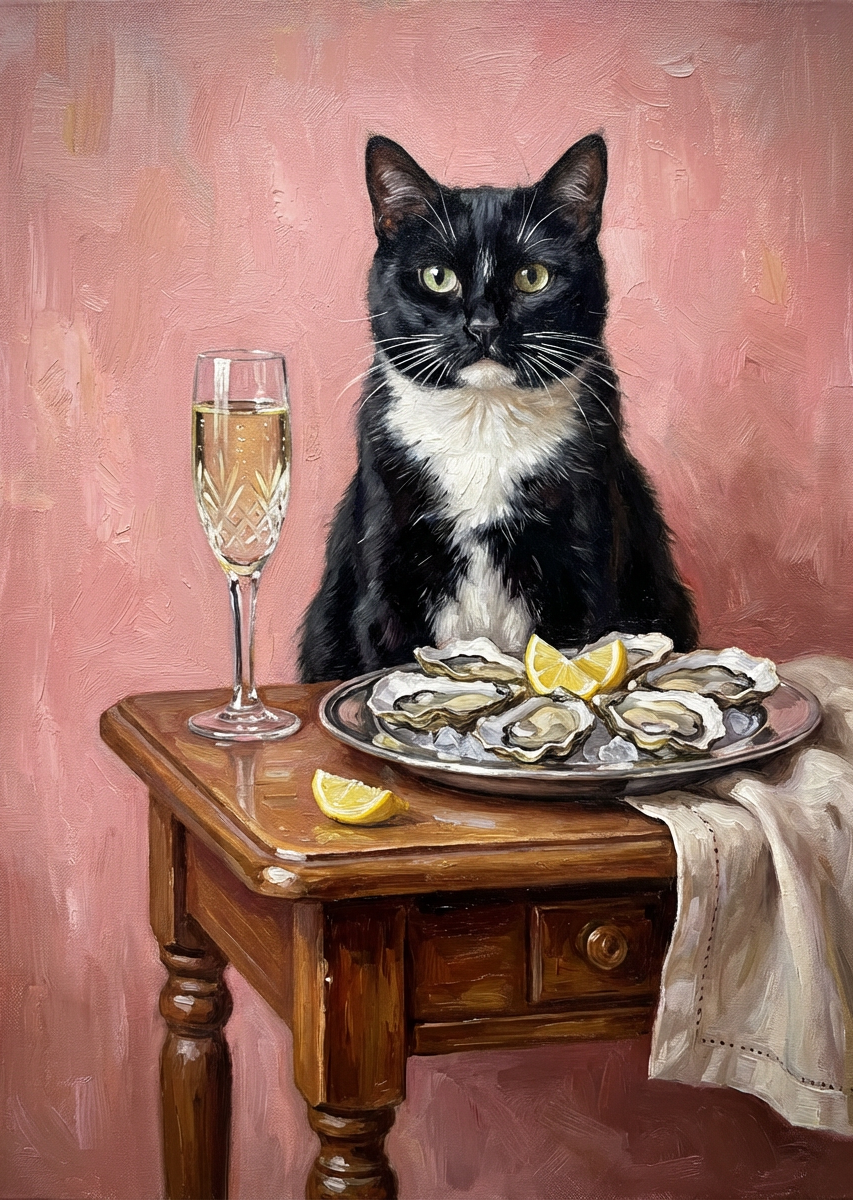 Chic Feline Feast