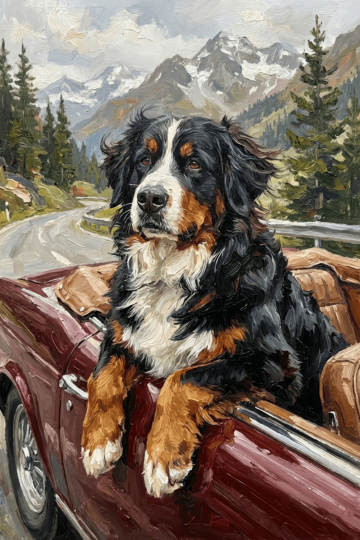 Alpine Dog Dreamscape
