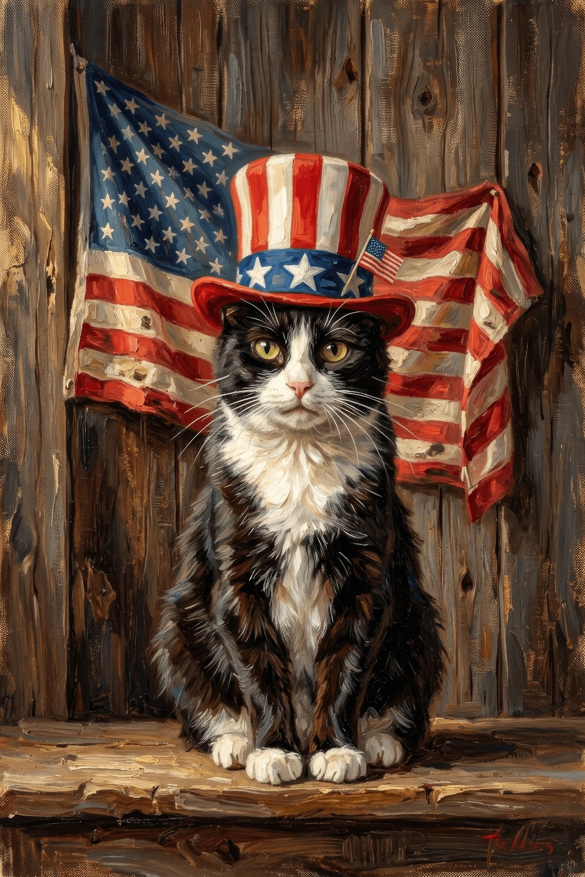 Patriotic Purrtrait
